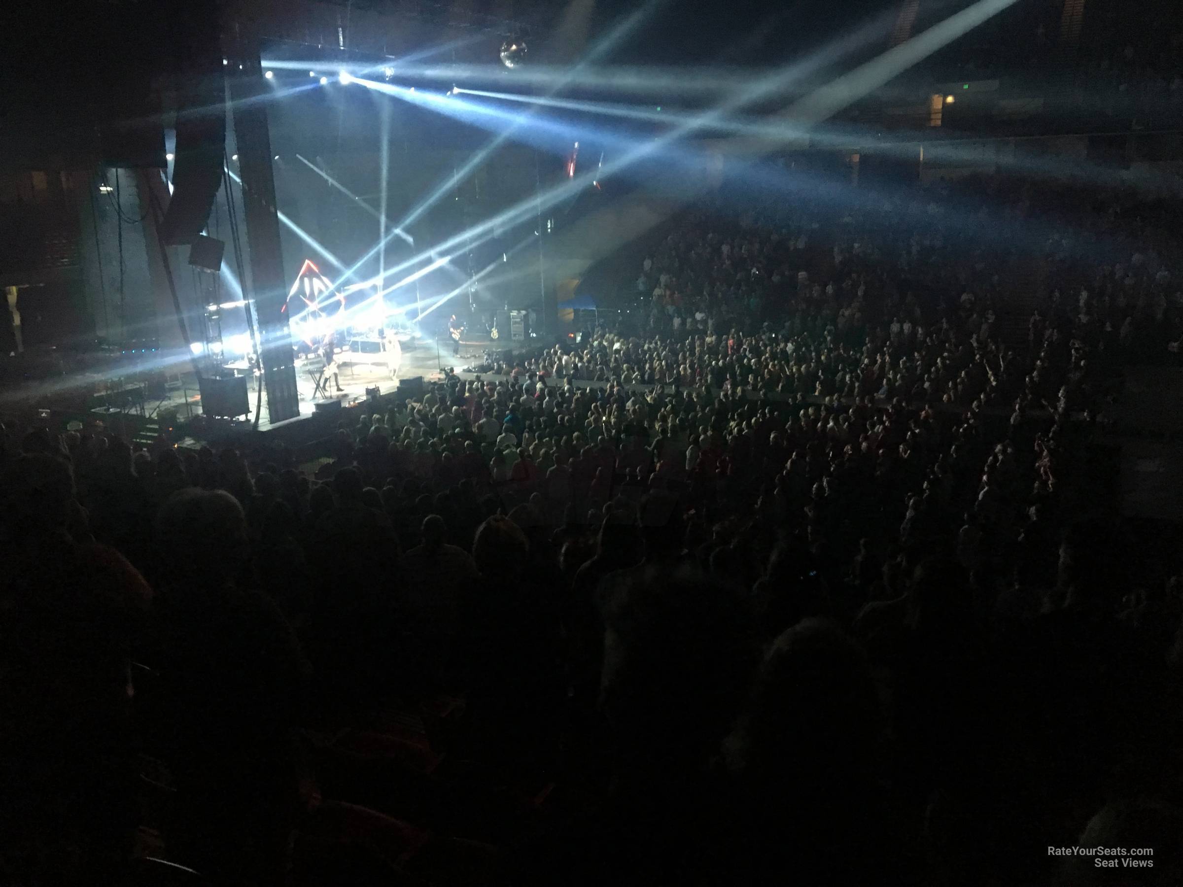 section 129, row t seat view  for concert - legacy arena at the bjcc