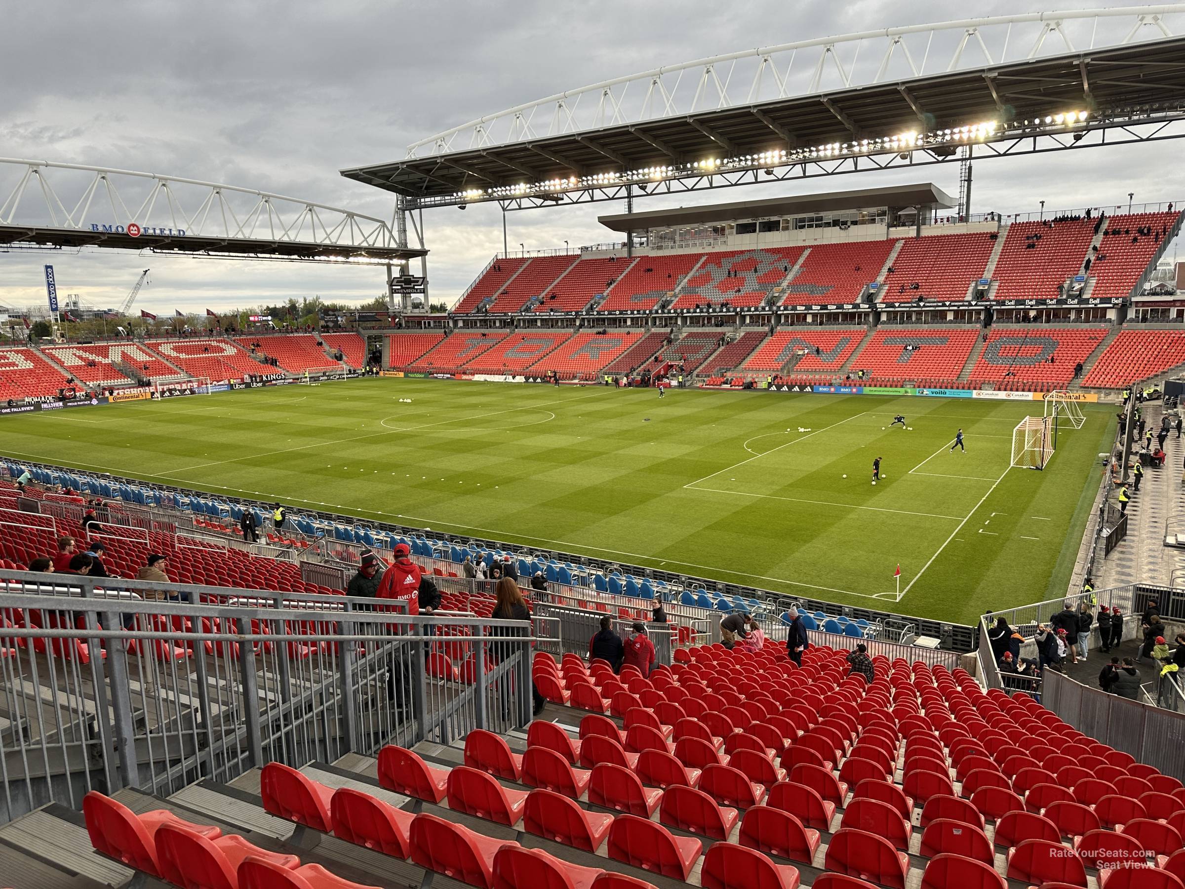 section 104, row 30 seat view  - bmo field