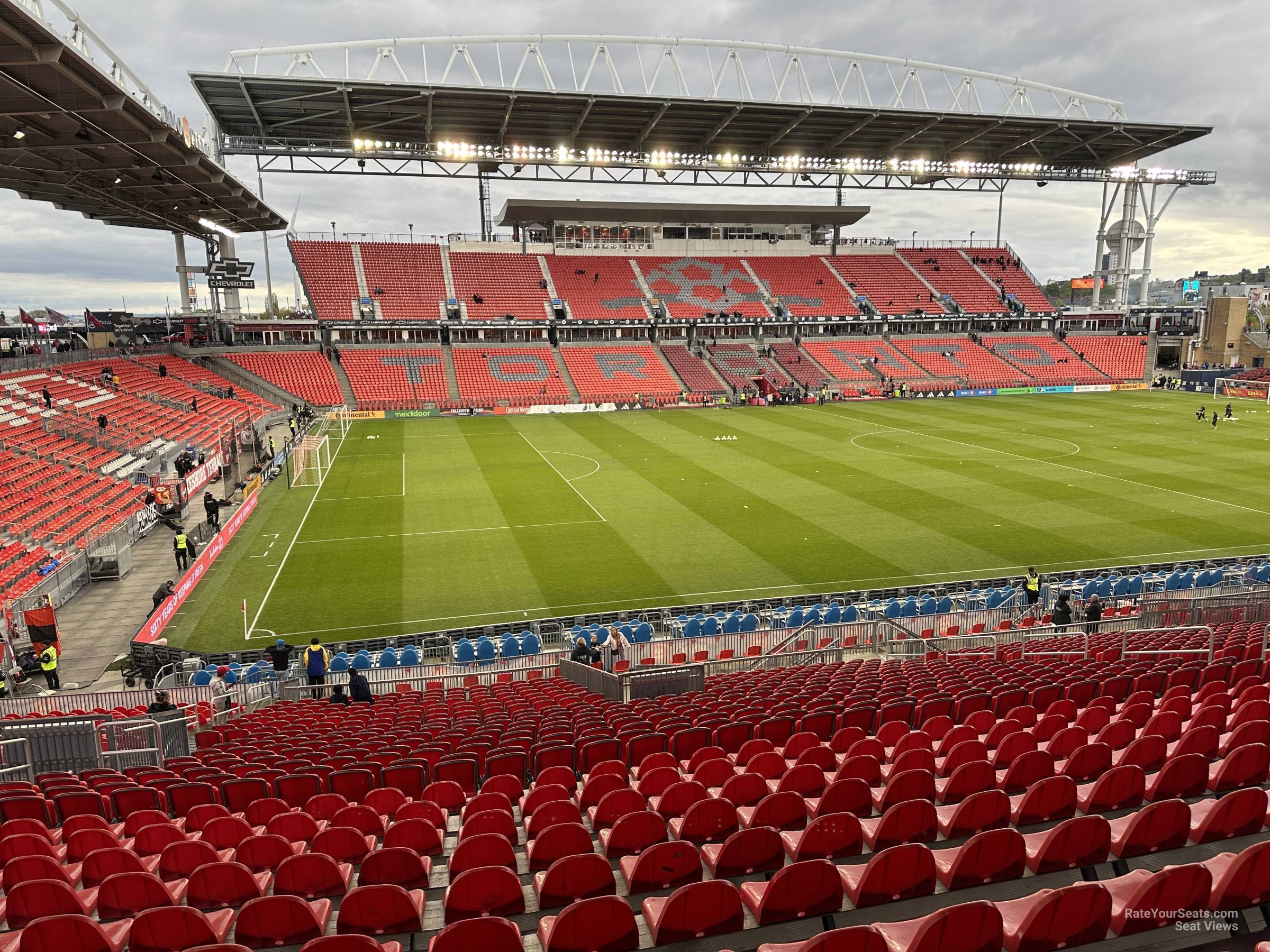 section 110, row 30 seat view  - bmo field