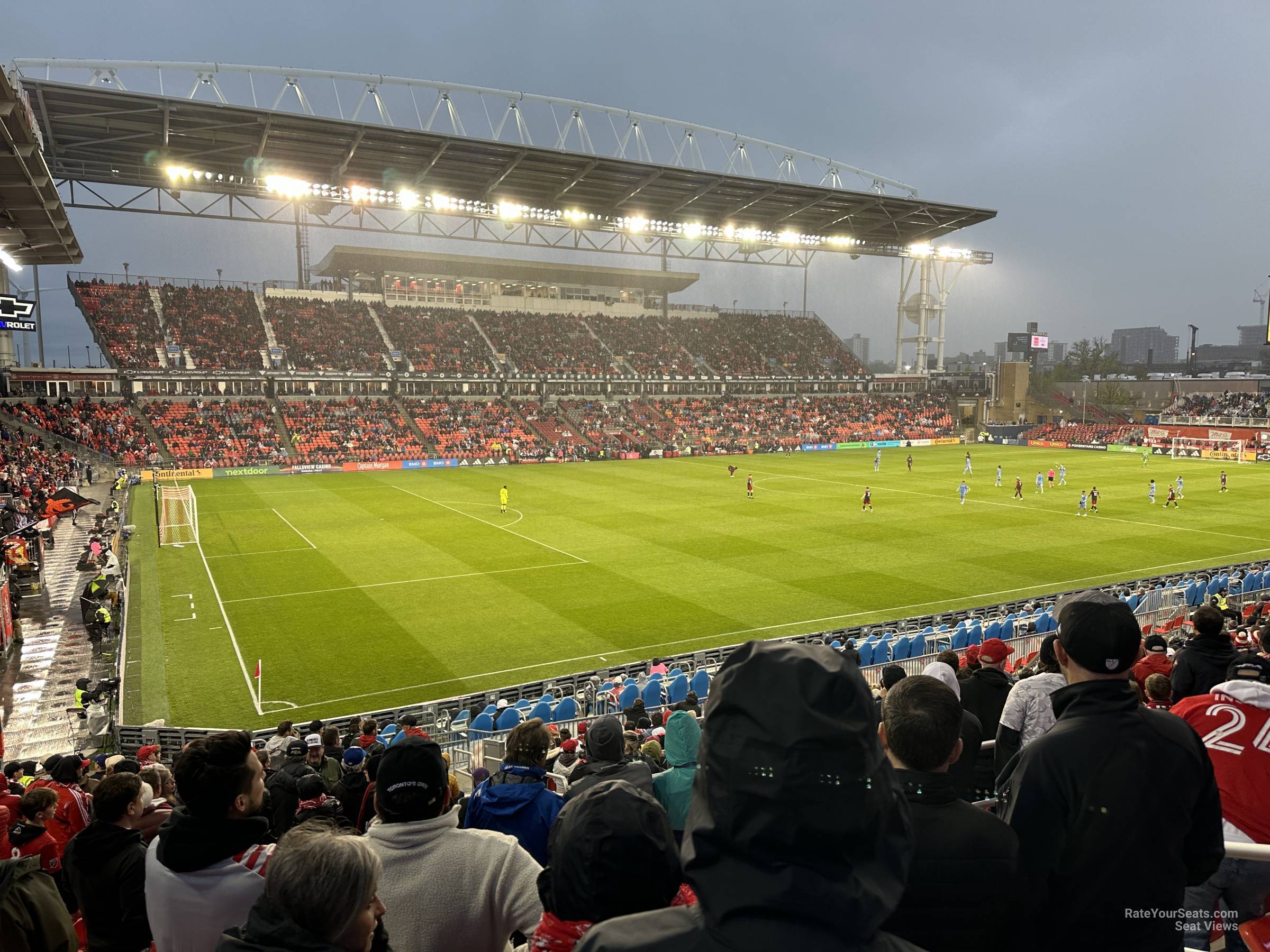 section 111, row 20 seat view  - bmo field