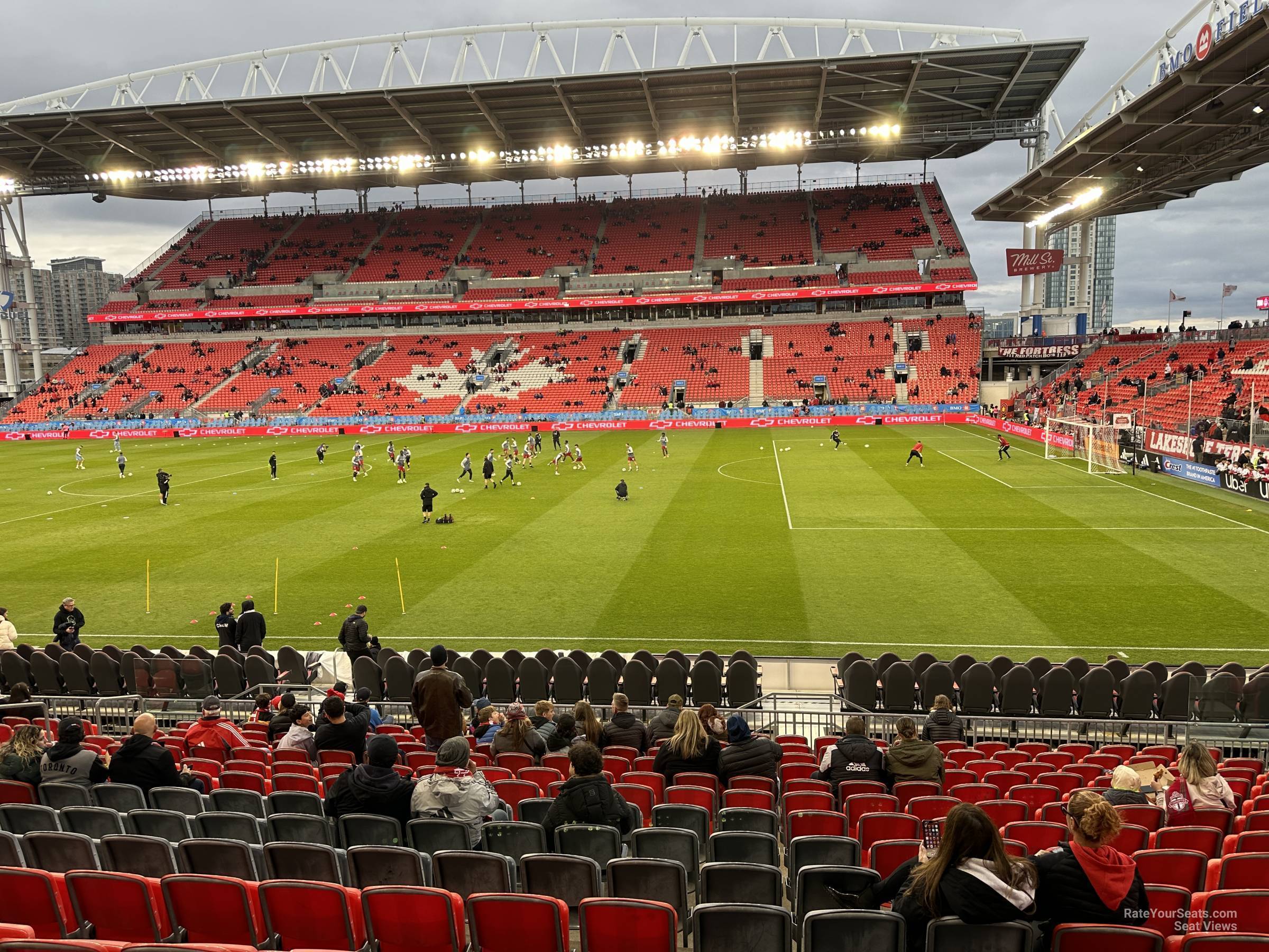section 121, row 15 seat view - bmo field