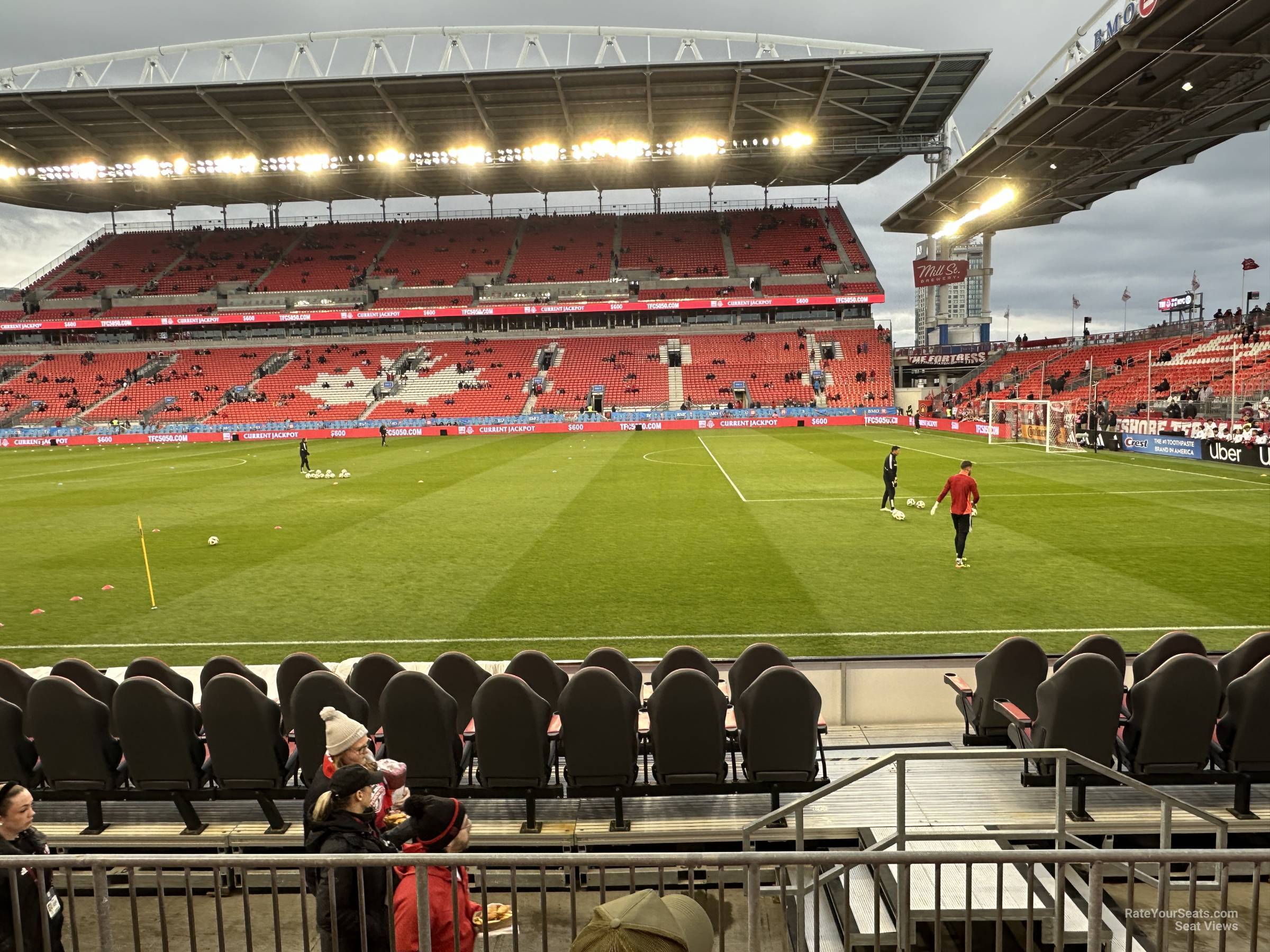 section 121, row 5 seat view - bmo field