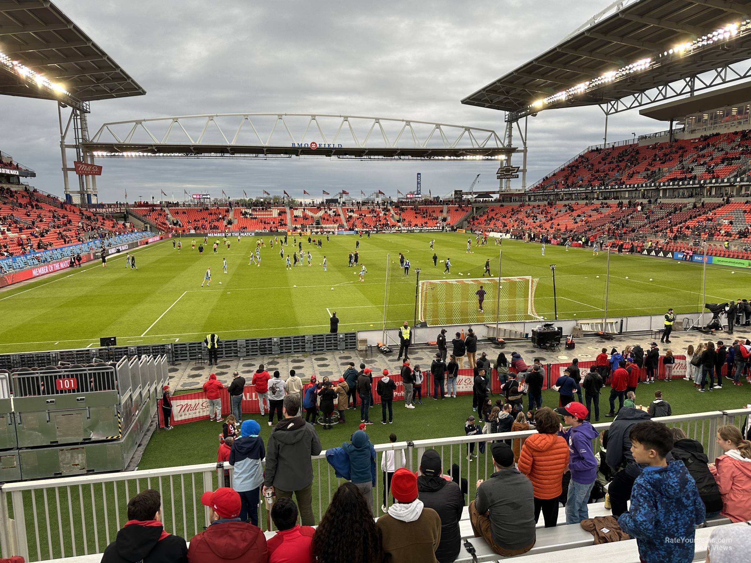 section 134 seat view  - bmo field
