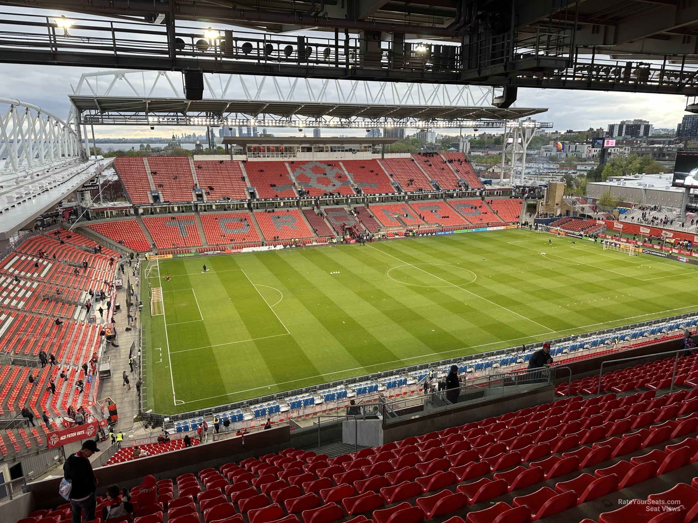 section 210, row 20 seat view - bmo field