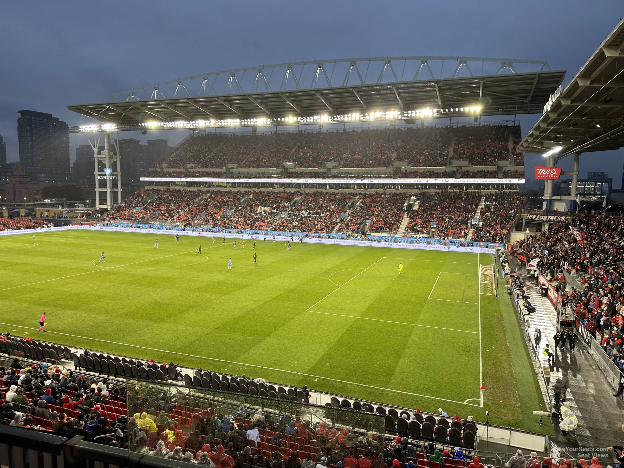 section 219, row 2 seat view  - bmo field