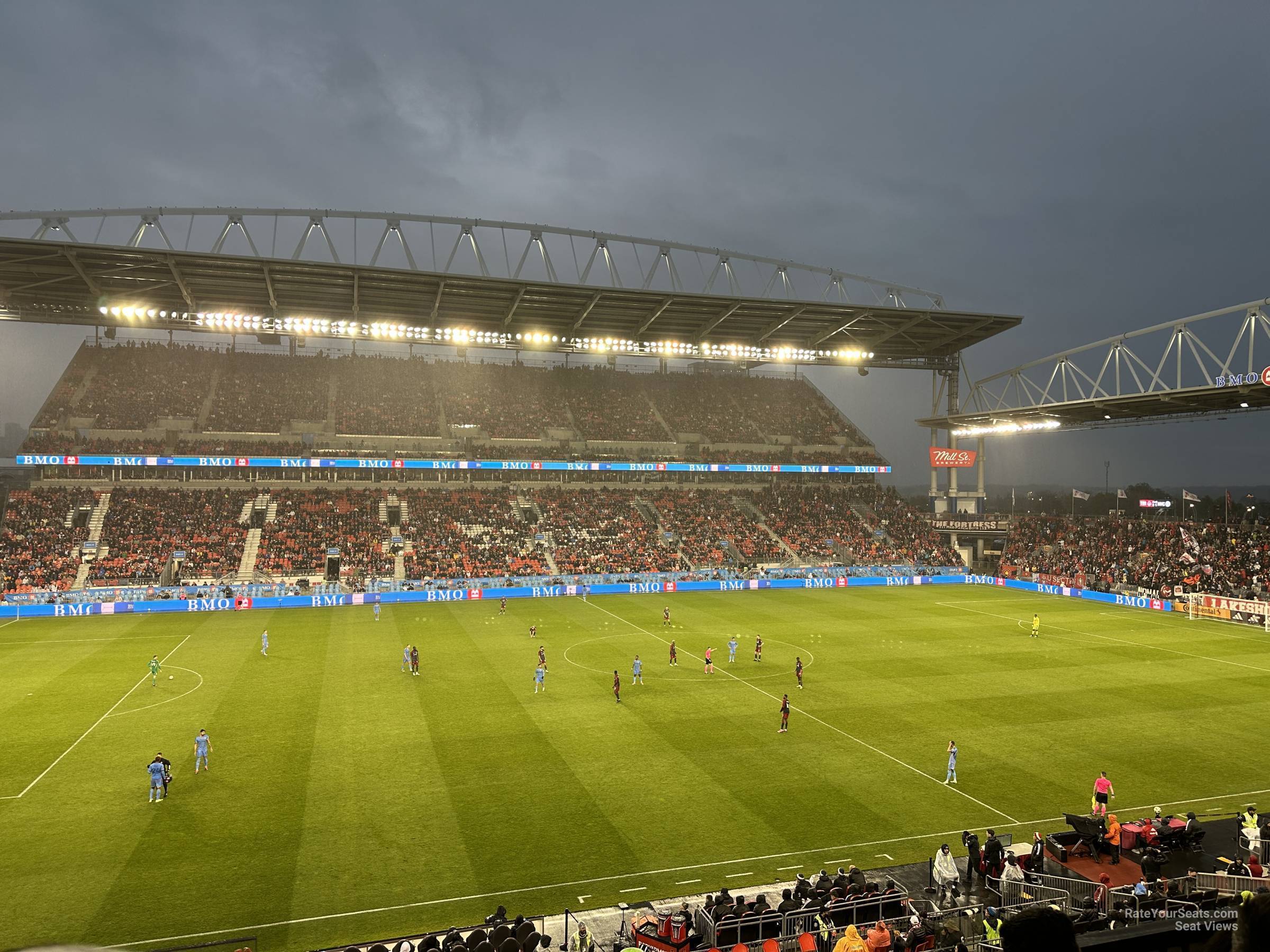 section 224, row 2 seat view  - bmo field