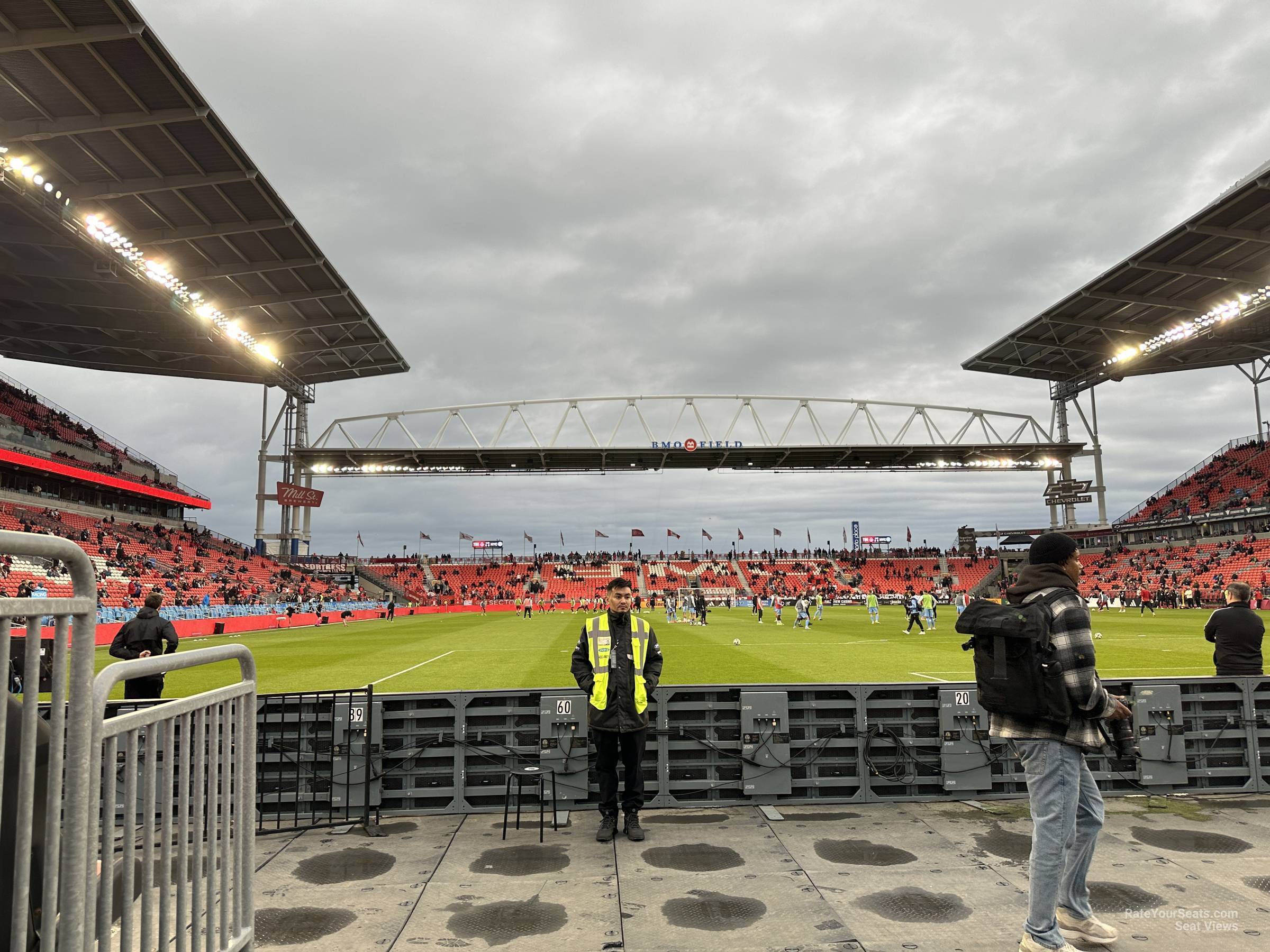 general admission seat view  - bmo field