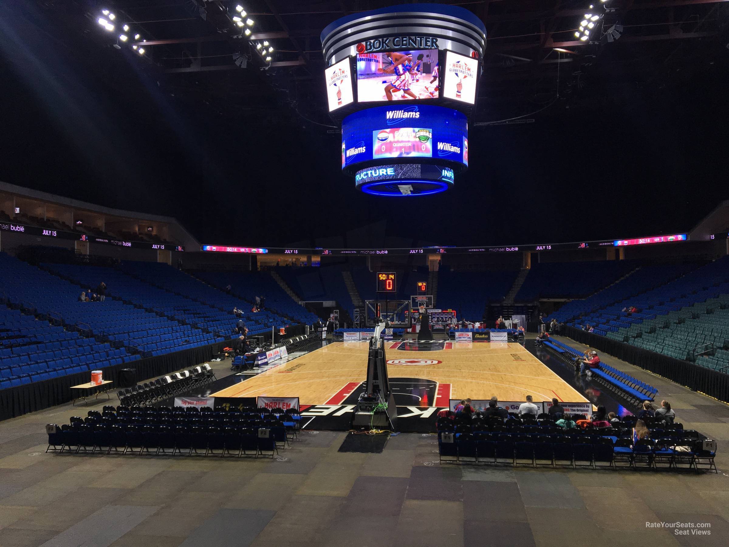 BOK Center Section 105 Basketball Seating
