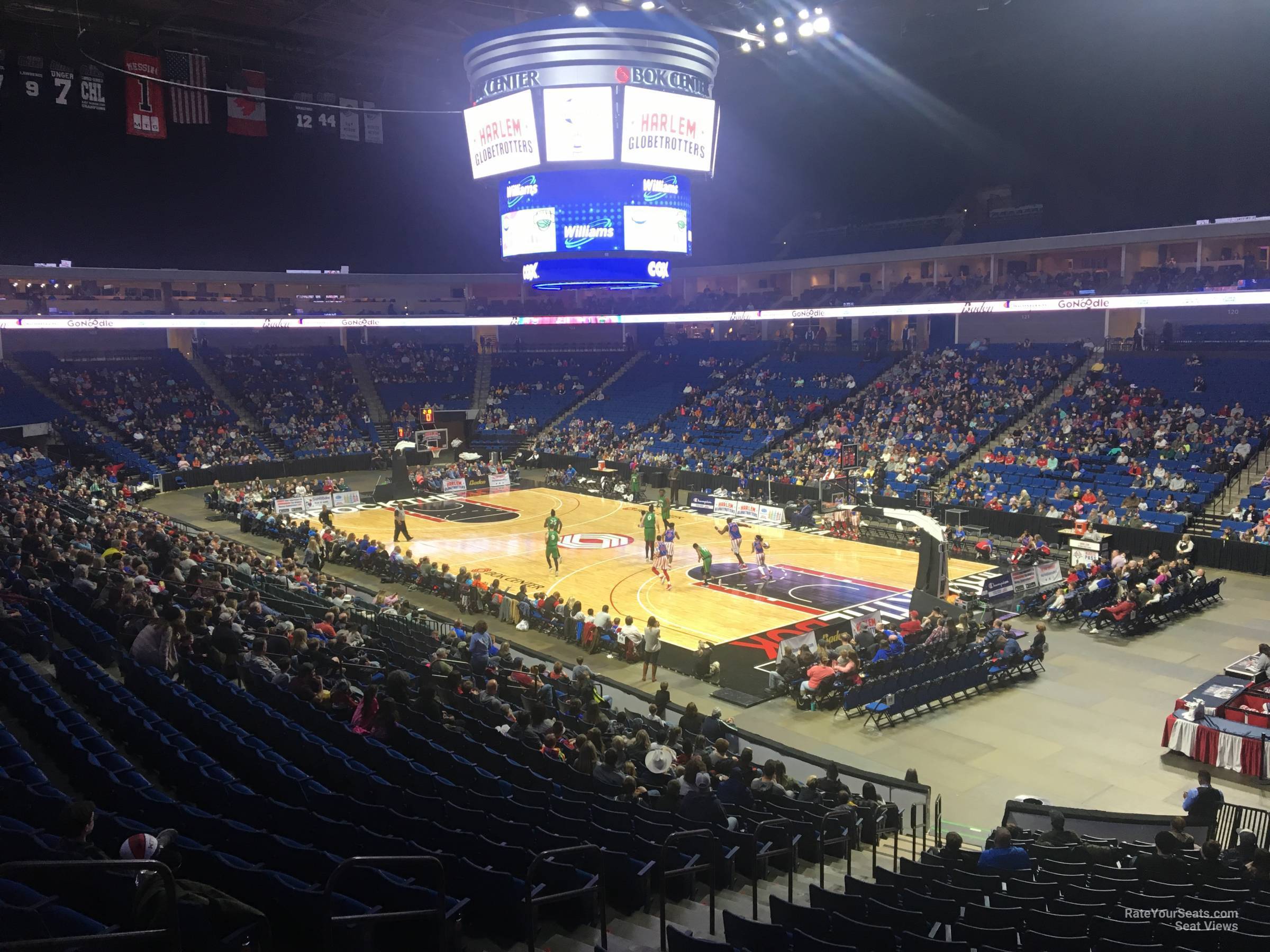 section 113, row x seat view  for basketball - bok center