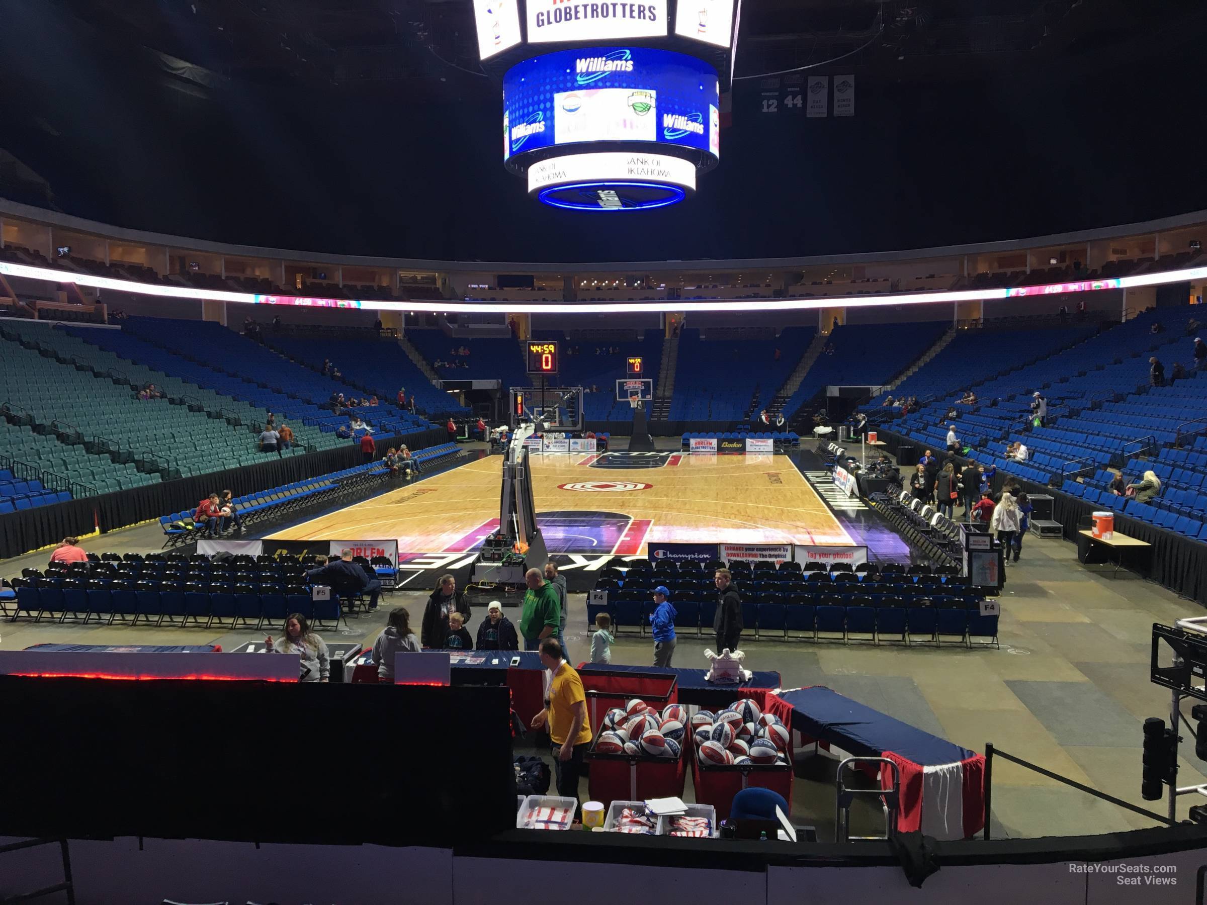 BOK Center Section 116 Basketball Seating