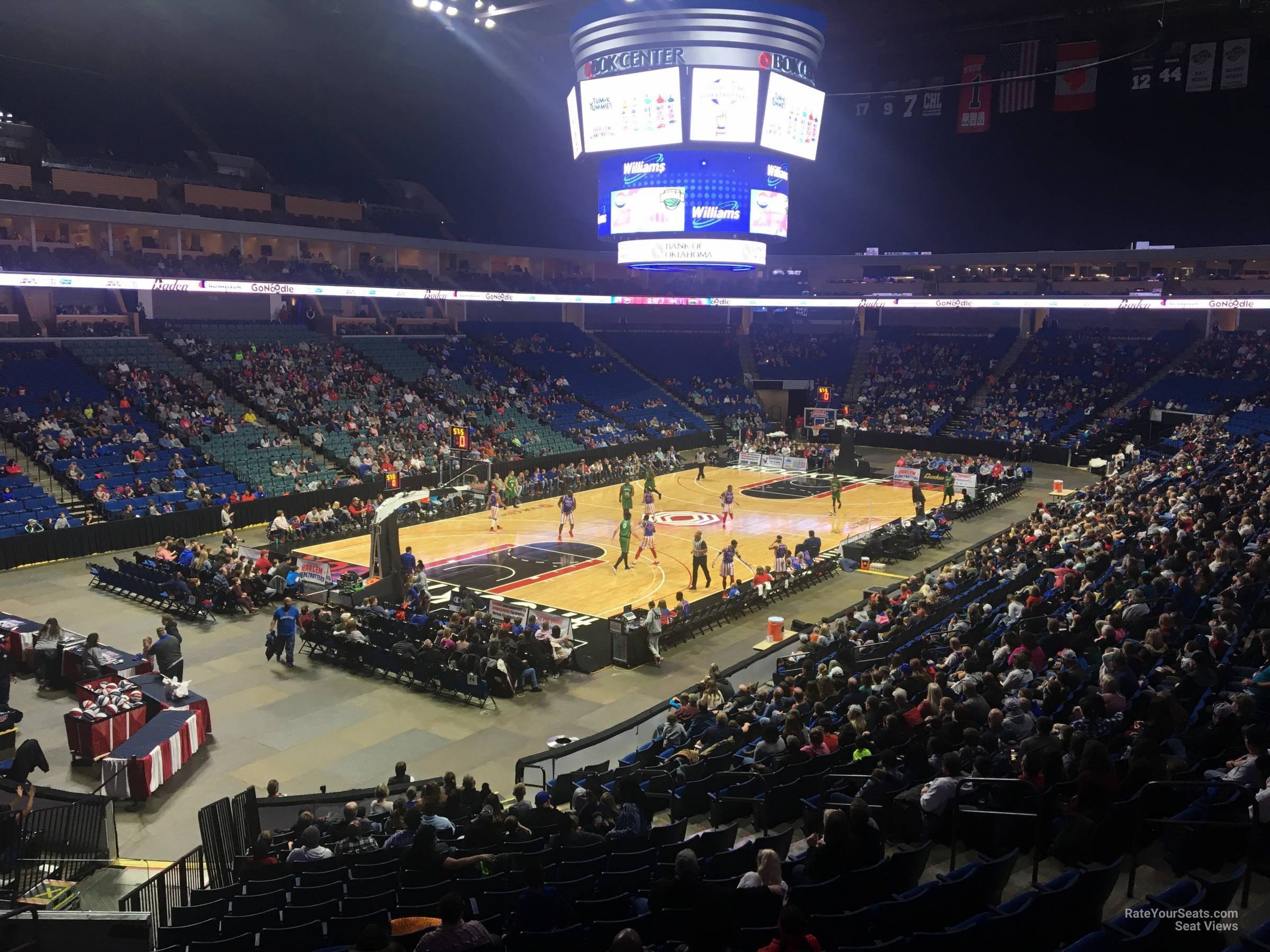 section 118, row x seat view  for basketball - bok center