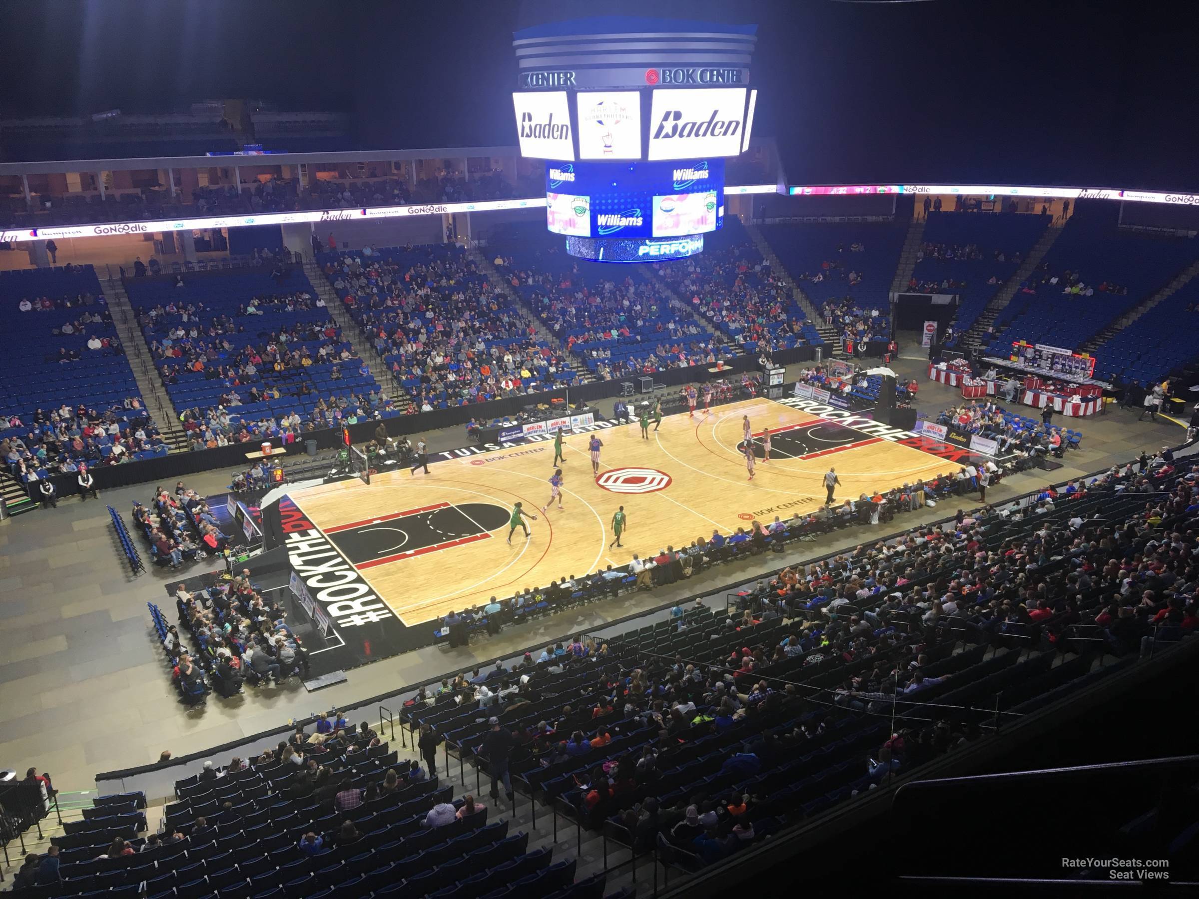 section 311, row f seat view  for basketball - bok center