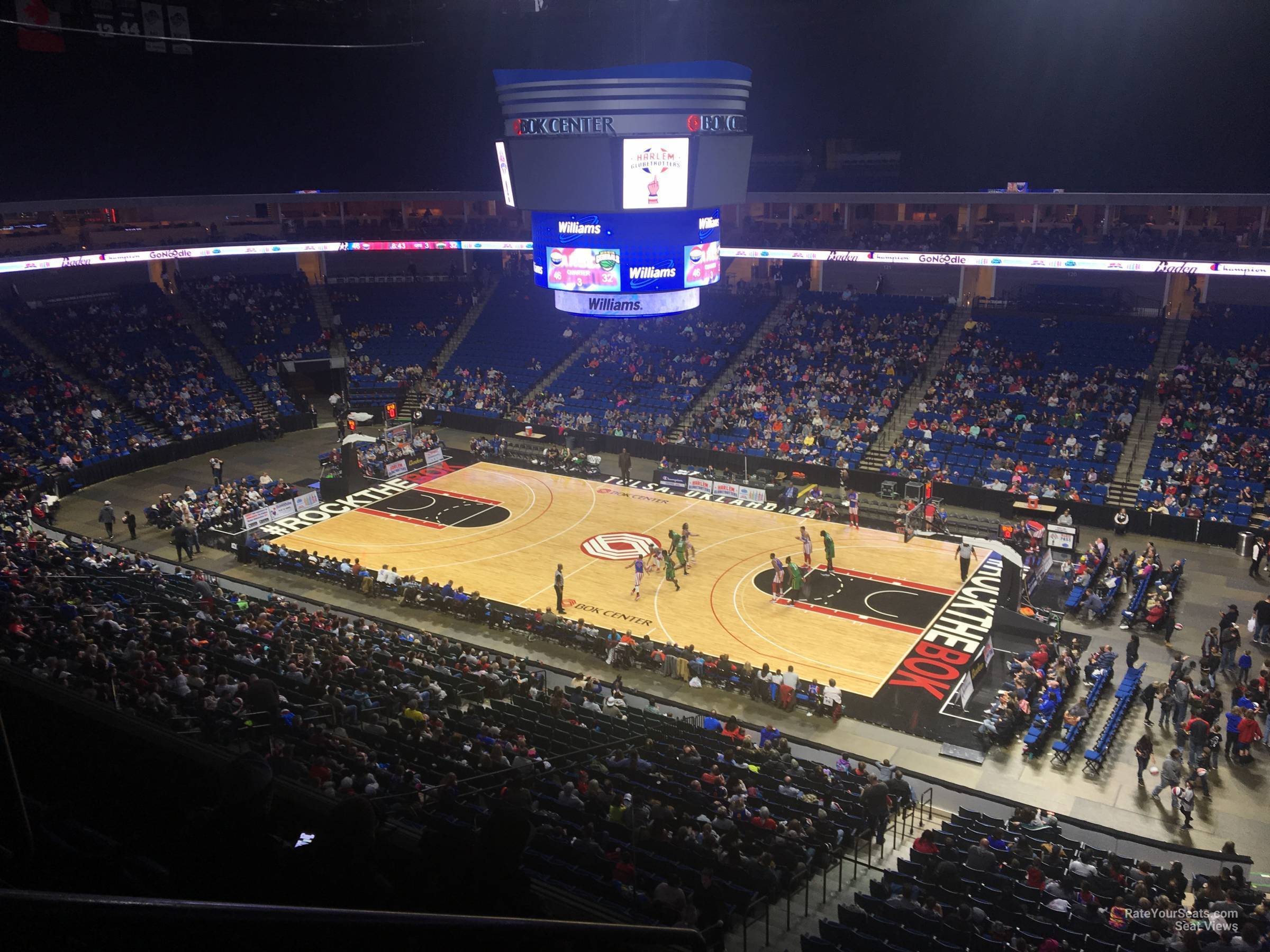 section 315, row f seat view  for basketball - bok center