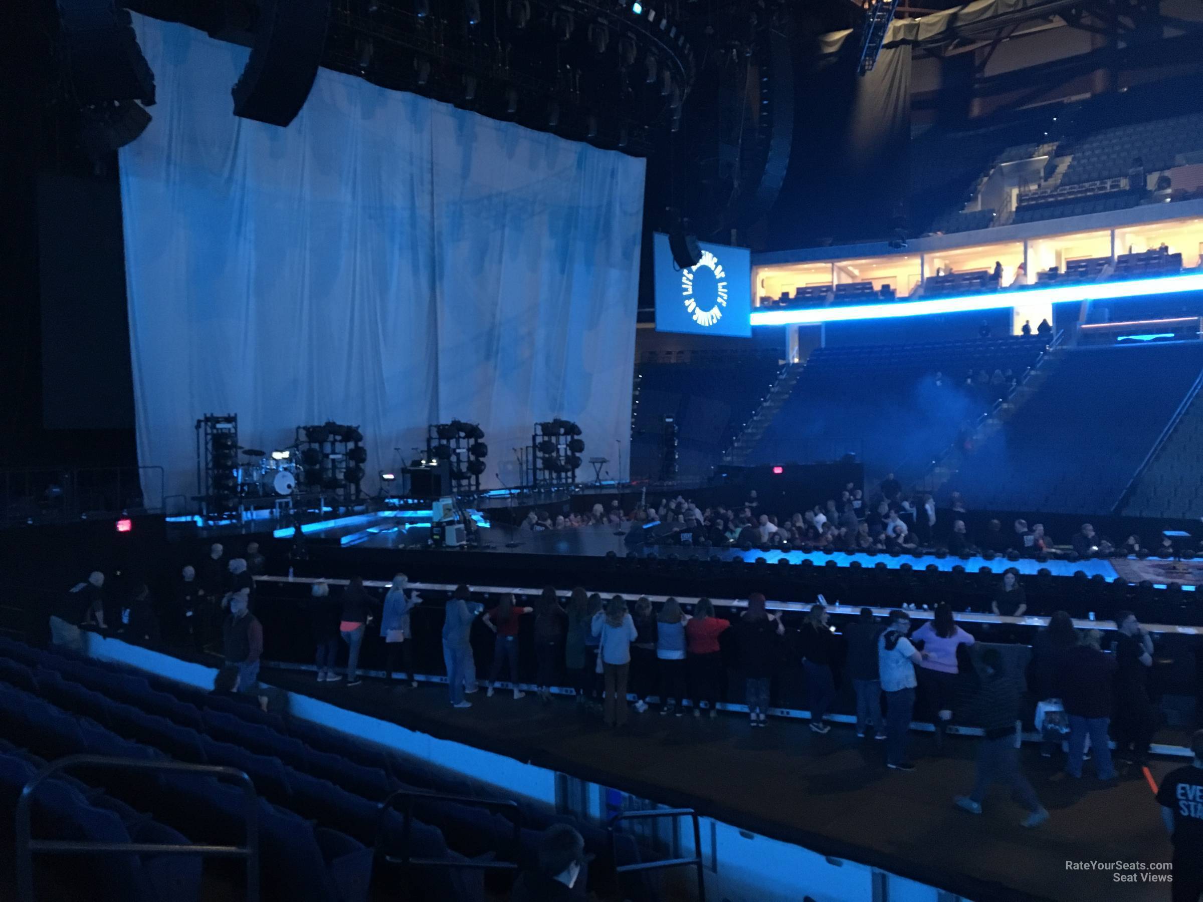 section 121, row h seat view  for concert - bok center