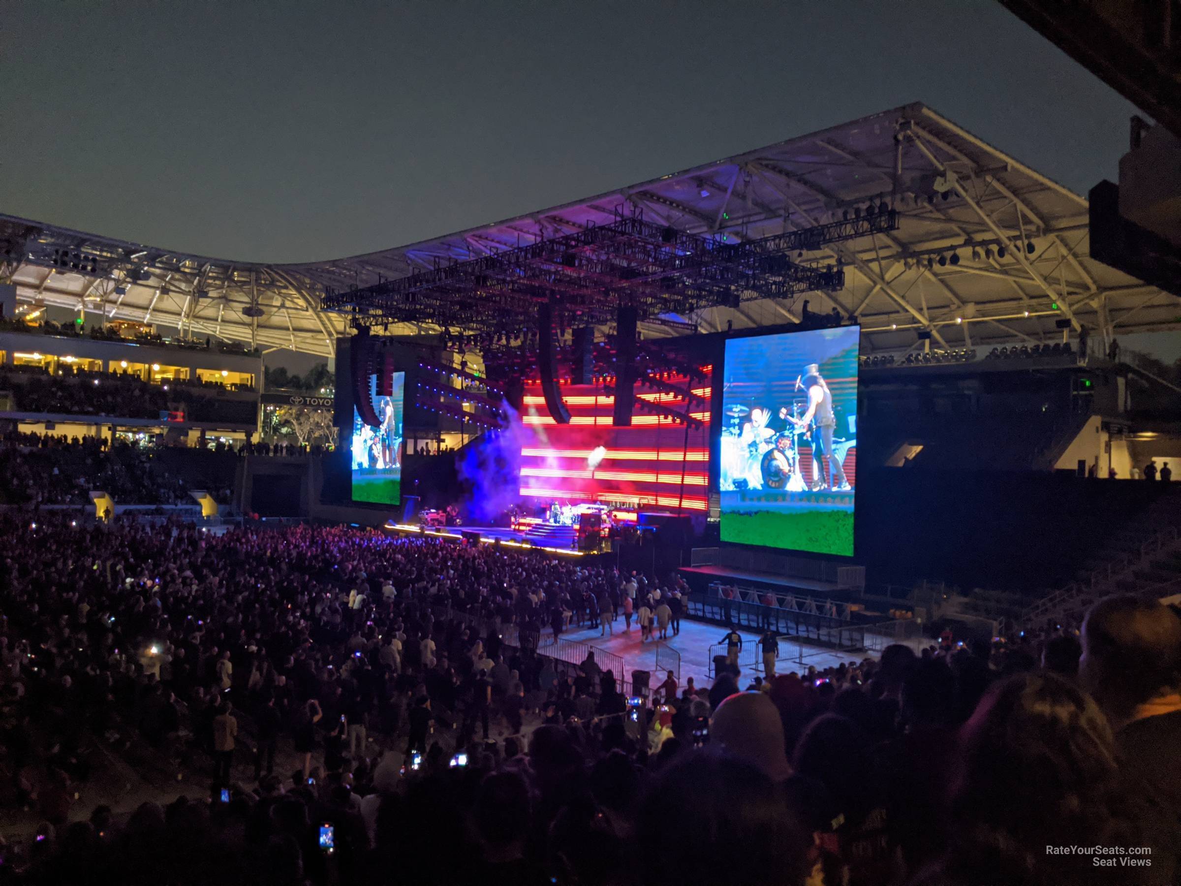 section 111 seat view  for concert - bmo stadium