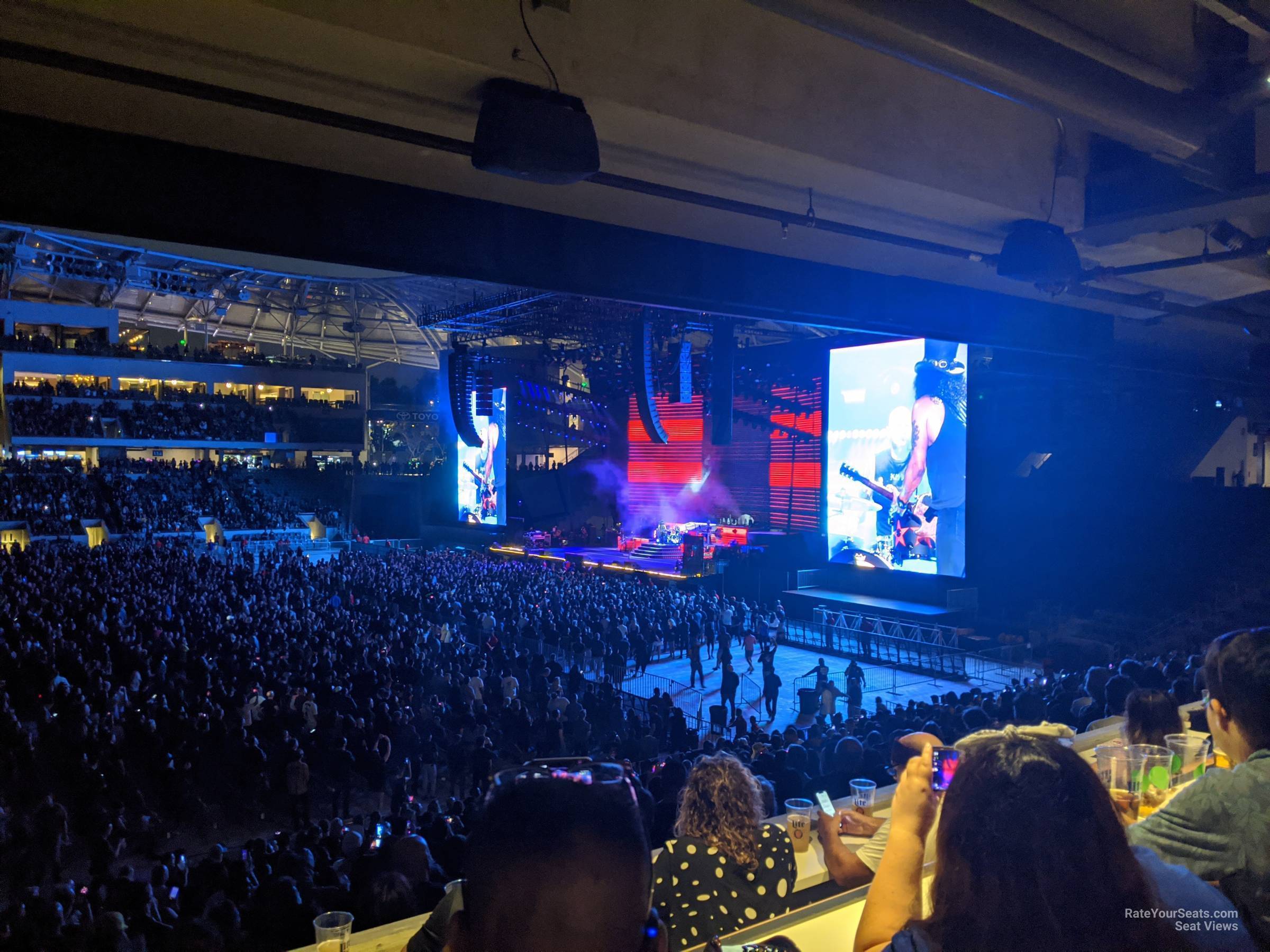 section 112 seat view  for concert - bmo stadium