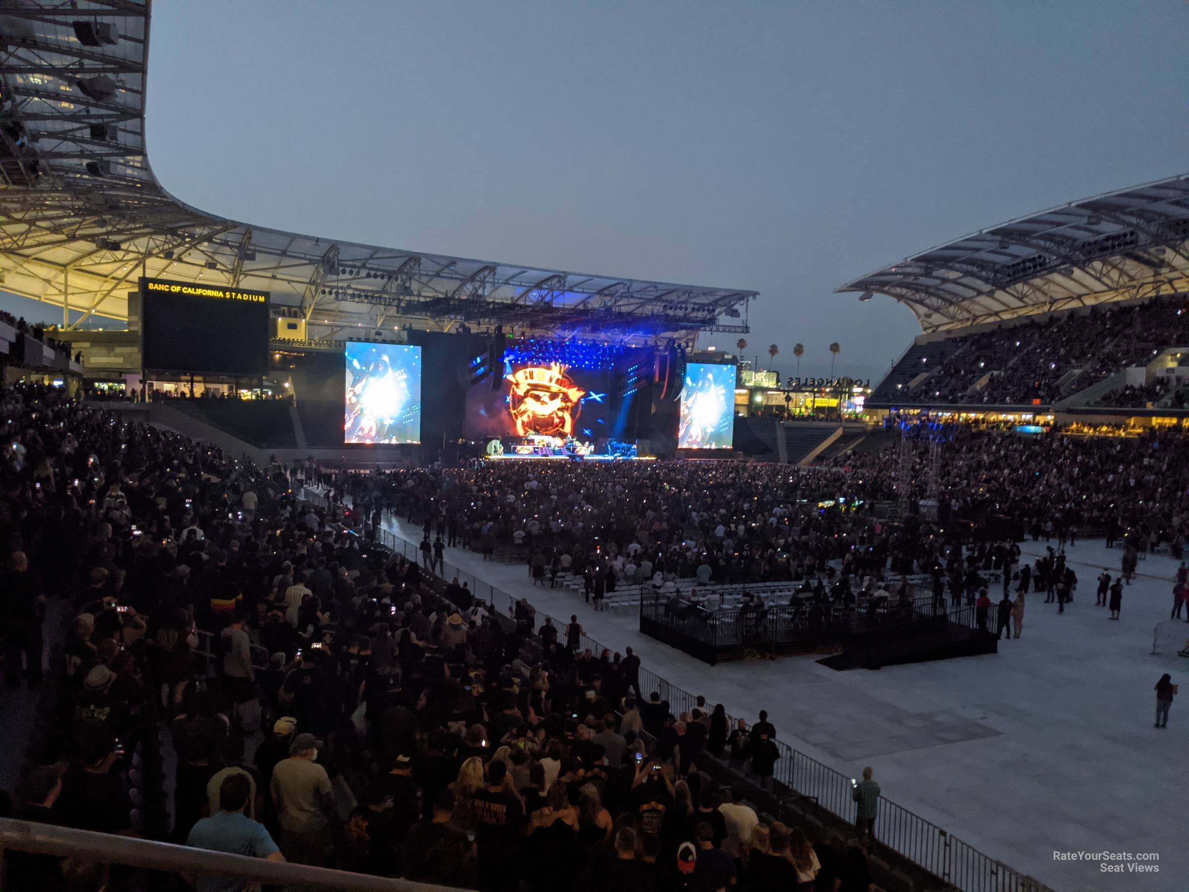 section 126 seat view  for concert - bmo stadium