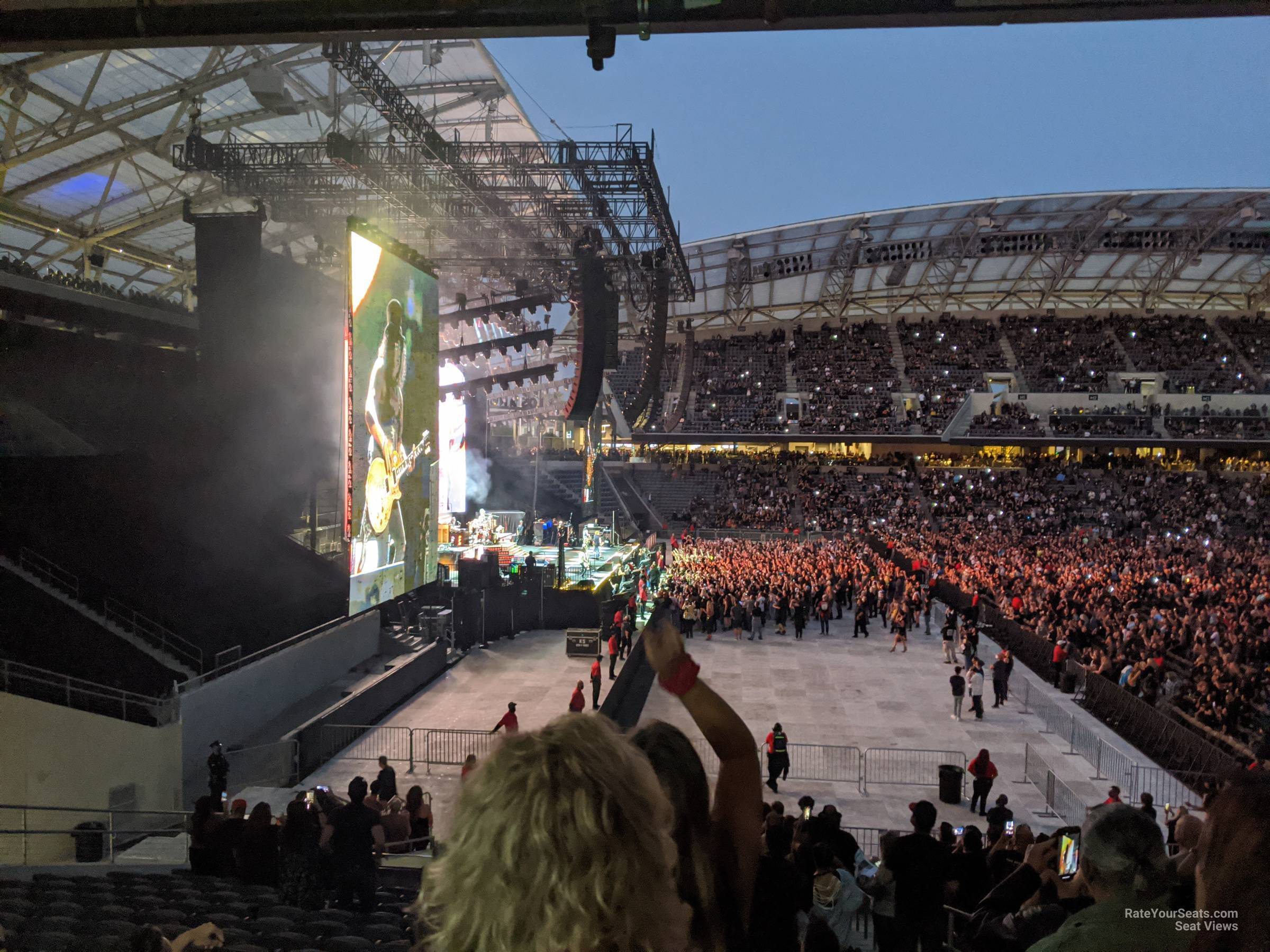 section 135 seat view  for concert - bmo stadium