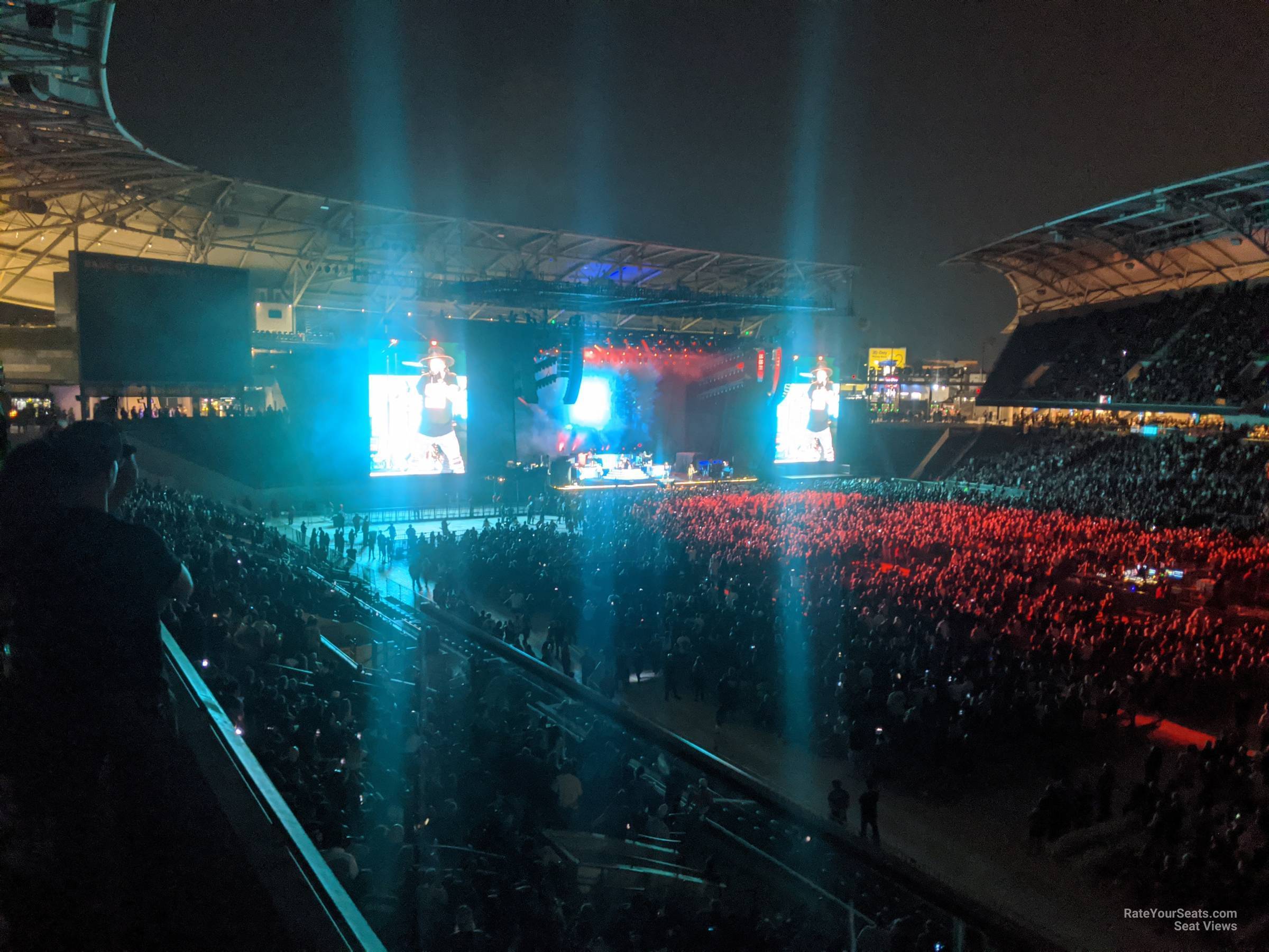 section 229, row b seat view  for concert - bmo stadium