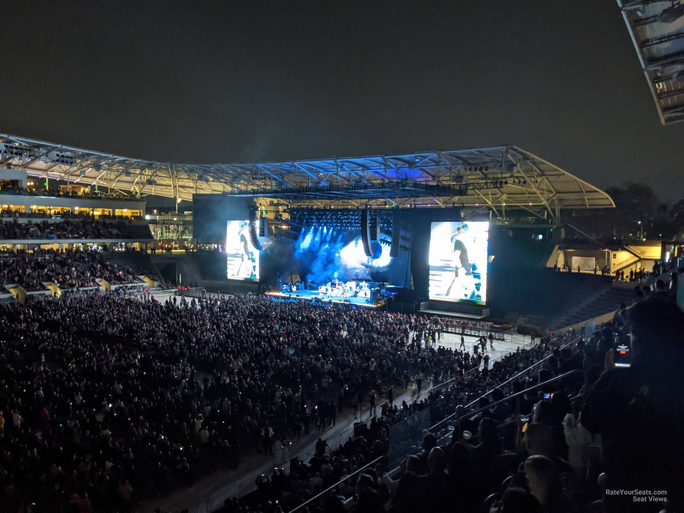 mezzanine 4 seat view  for concert - bmo stadium