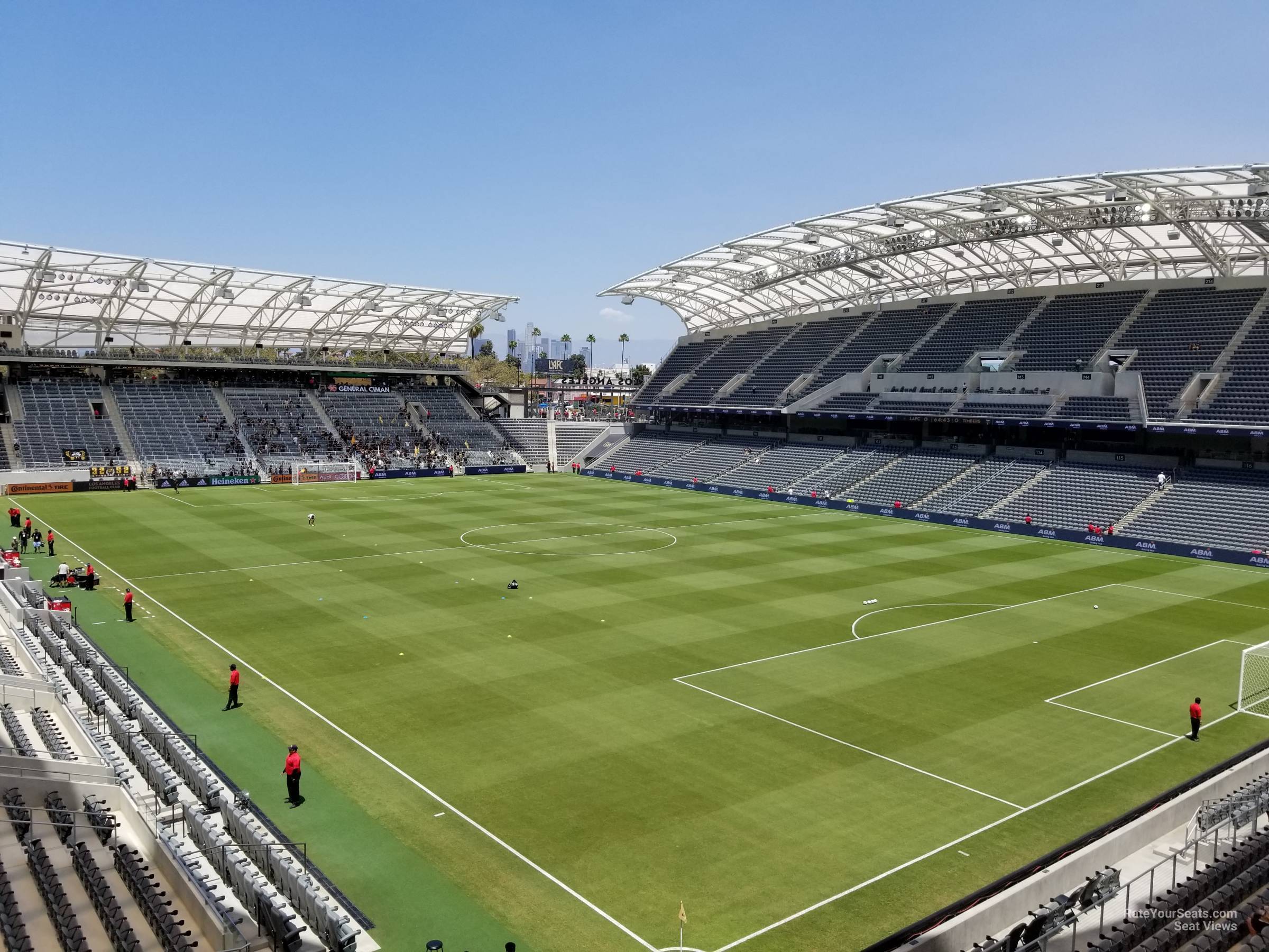 section 226, row c seat view  for soccer - bmo stadium