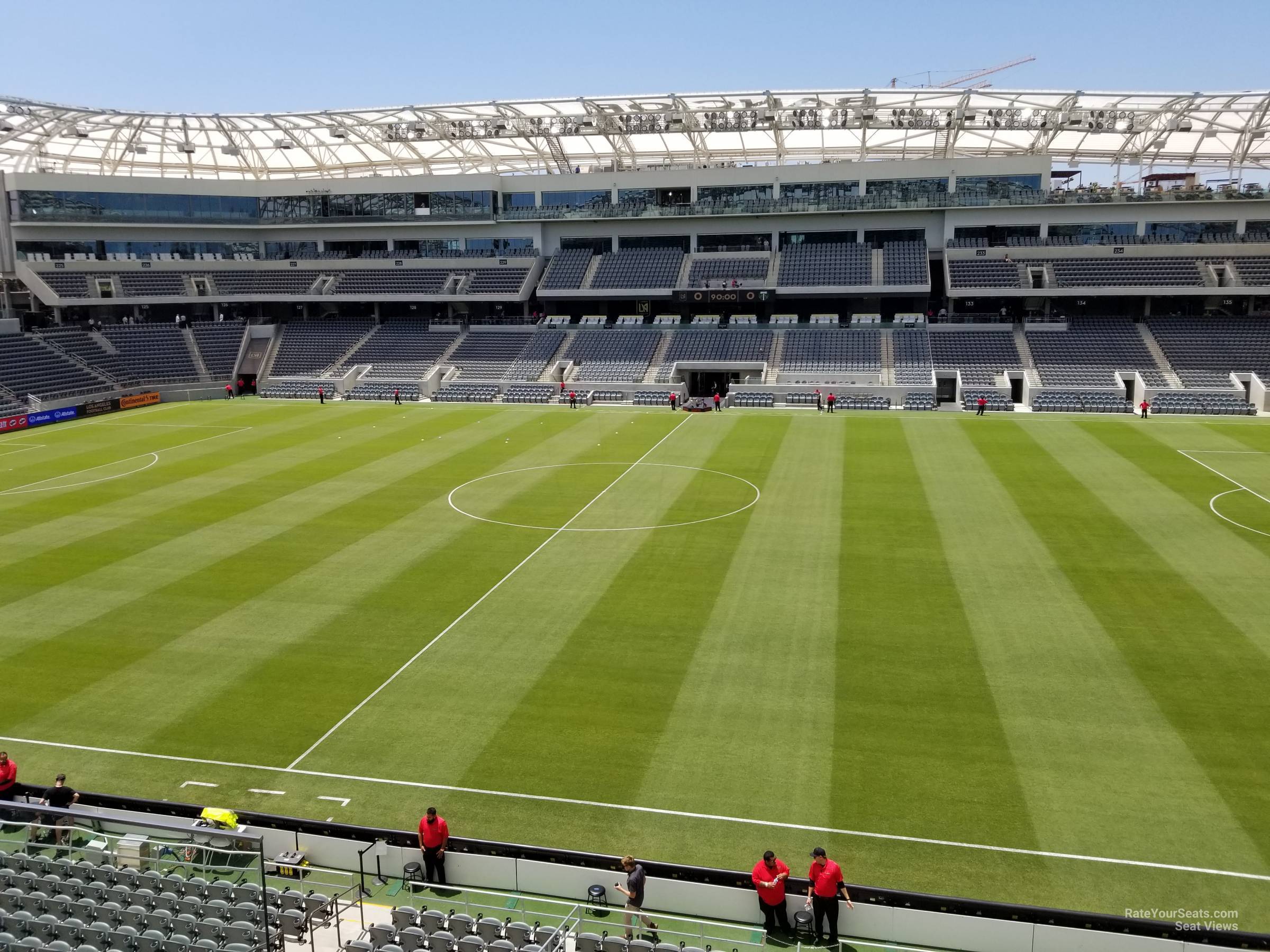 mezzanine 1, row c seat view  for soccer - bmo stadium