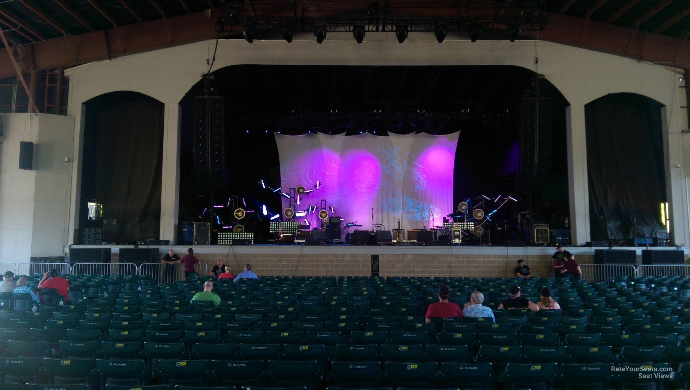 section 1b, row 20 seat view  - bank of new hampshire pavilion