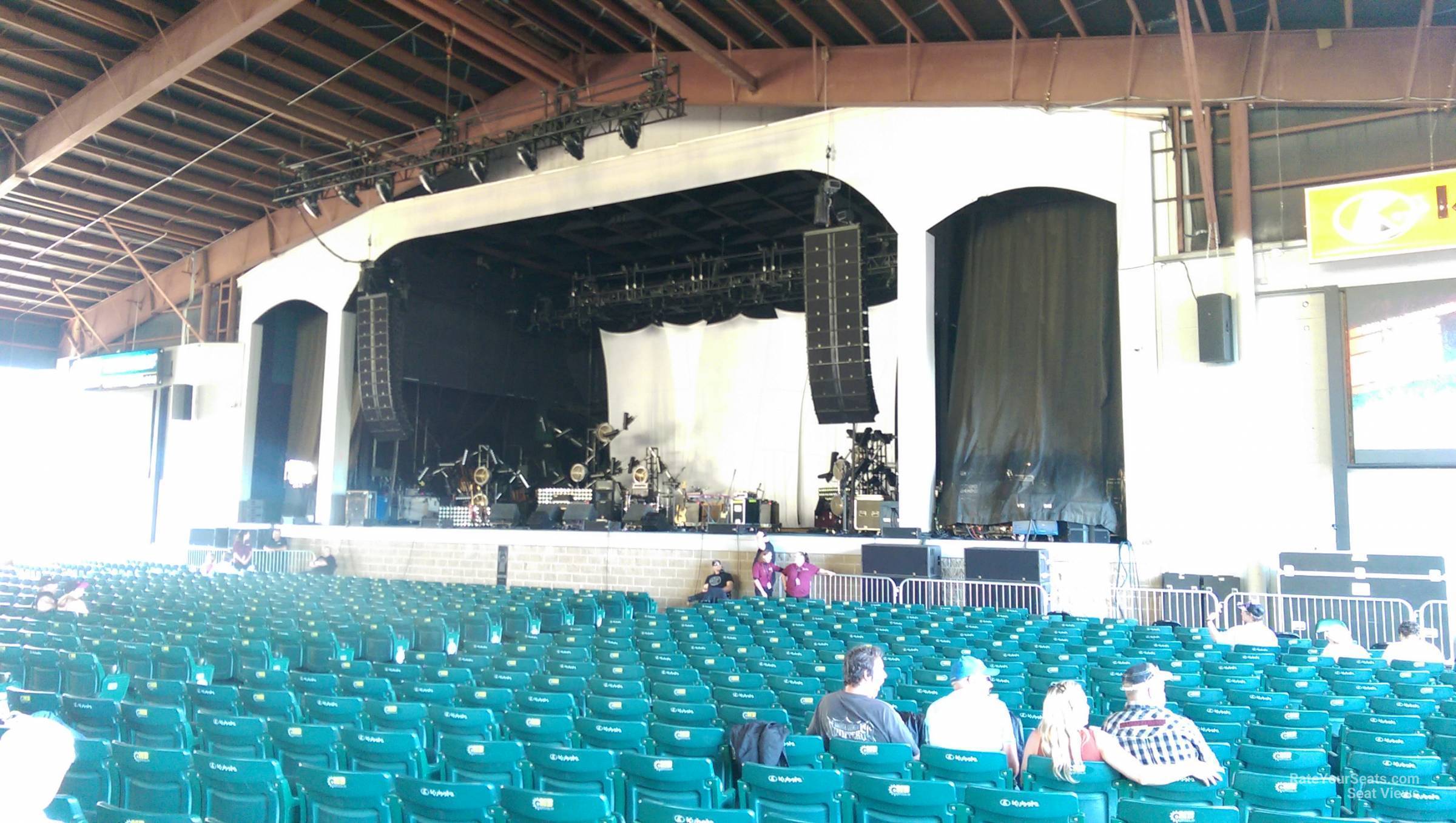 section 1c, row 20 seat view  - bank of new hampshire pavilion