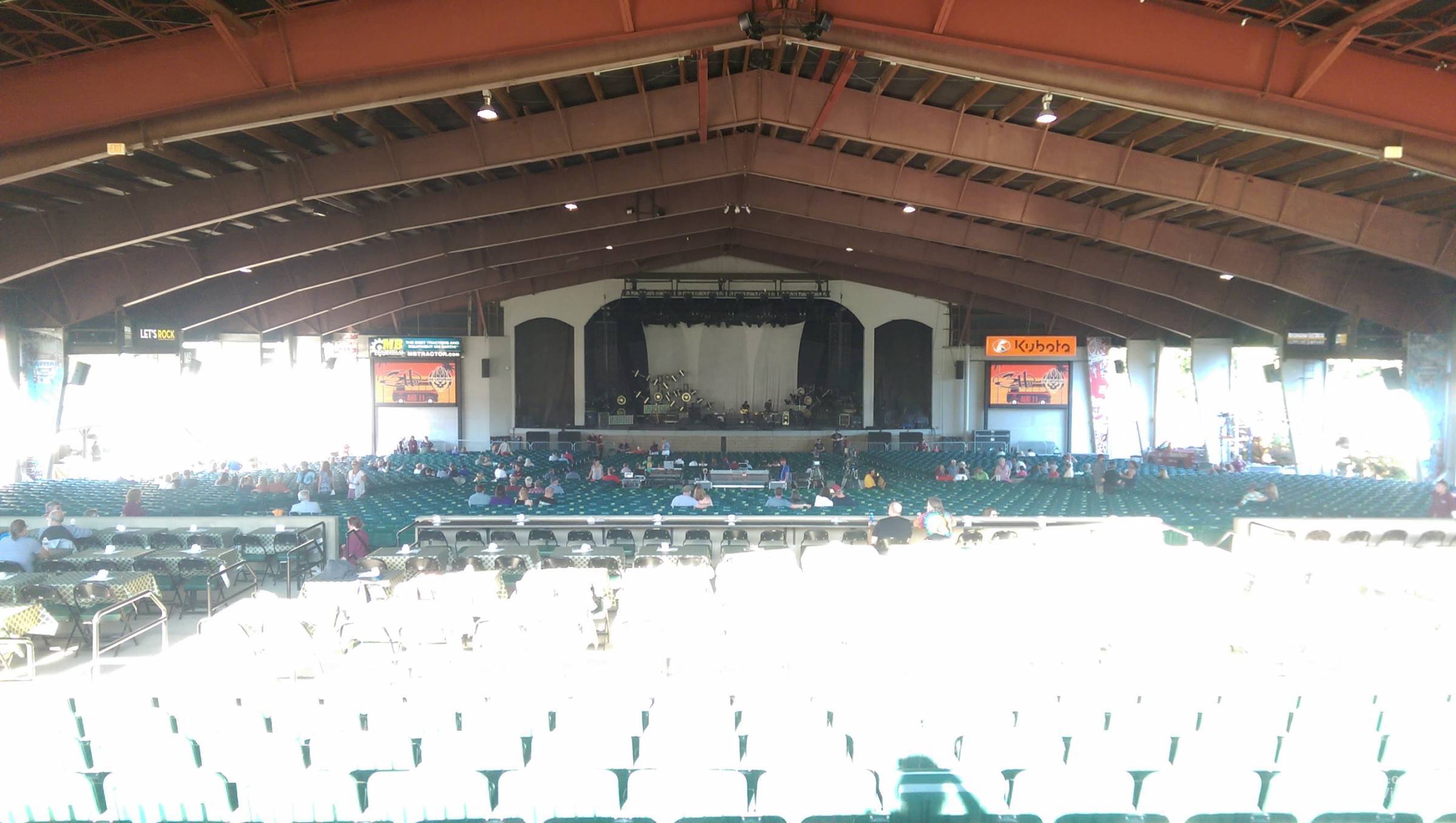 section 3c, row 10 seat view  - bank of new hampshire pavilion