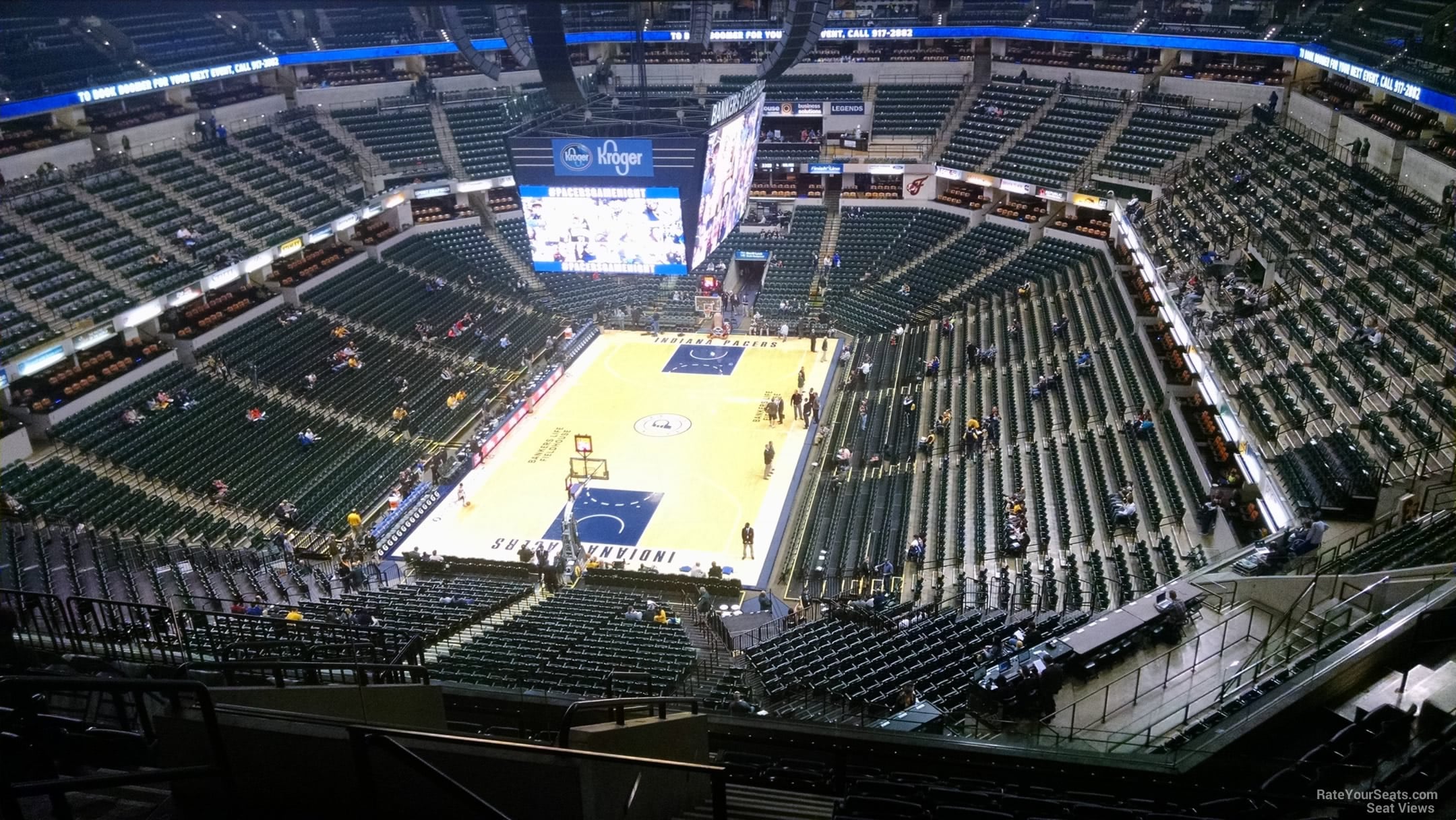section 231, row 11 seat view  for basketball - gainbridge fieldhouse