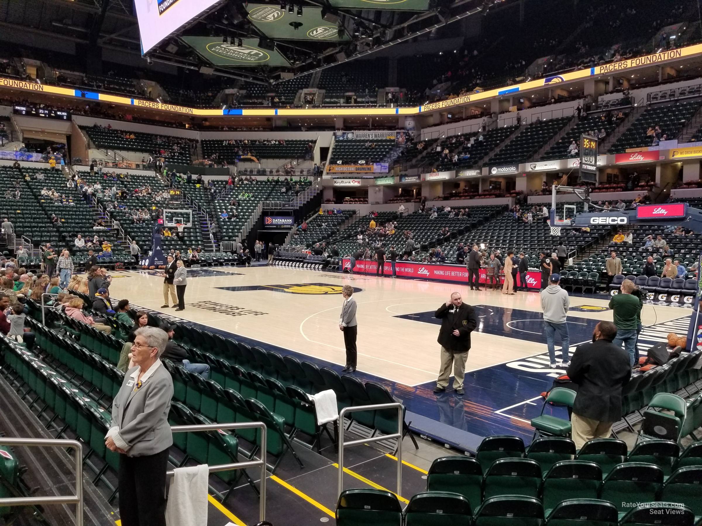 Bankers Life Fieldhouse Section 14 Indiana Pacers