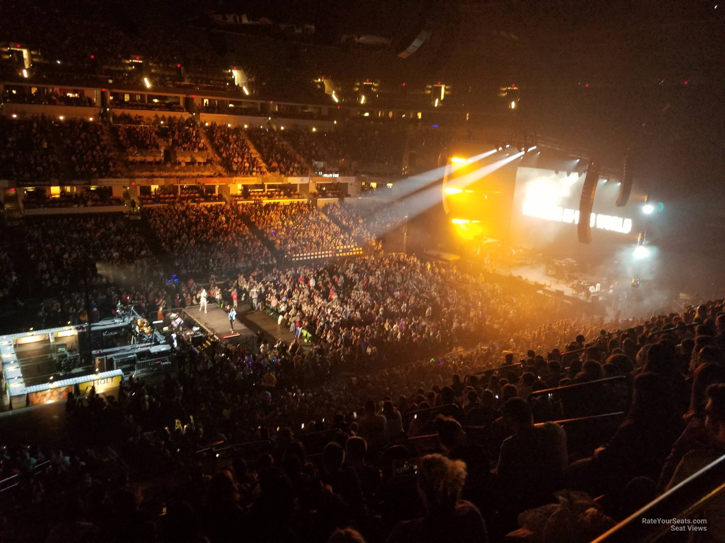 section 107, row 11 seat view  for concert - gainbridge fieldhouse