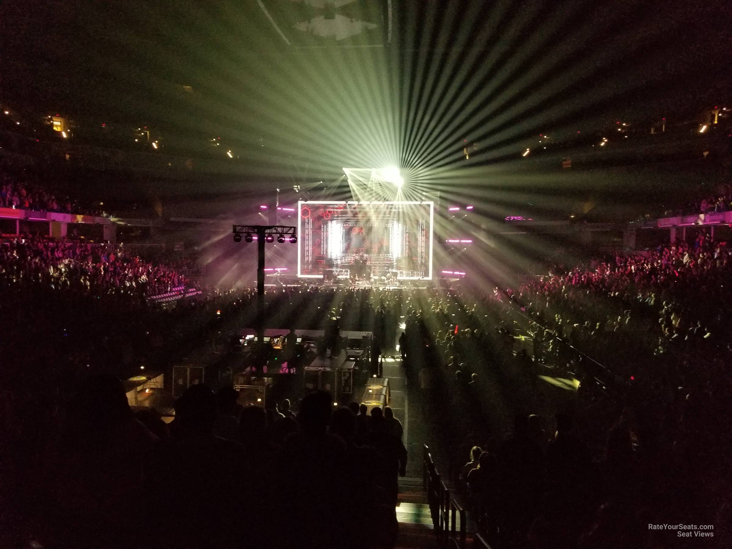 section 11, row 21 seat view  for concert - gainbridge fieldhouse