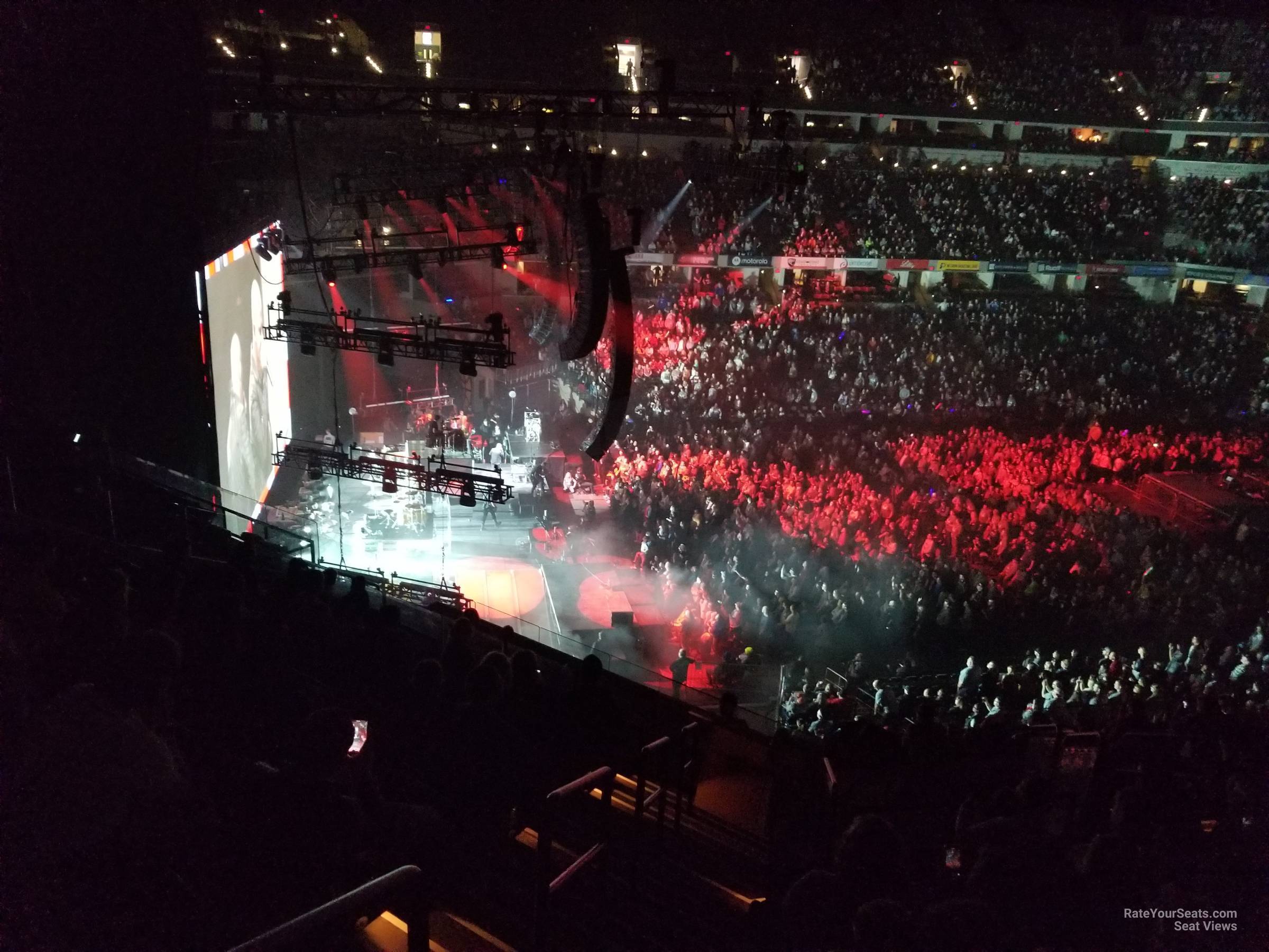 section 119, row 12 seat view  for concert - gainbridge fieldhouse