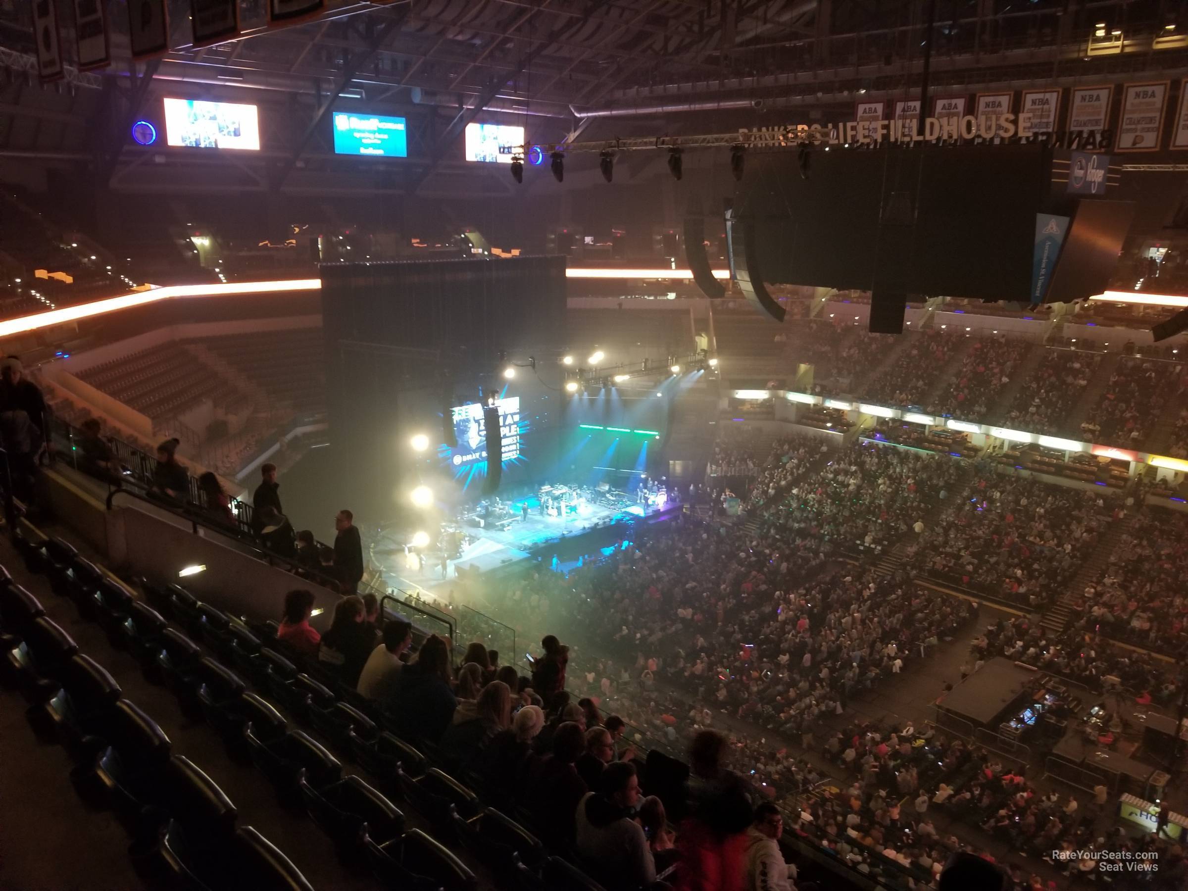 section 223, row 8 seat view  for concert - gainbridge fieldhouse