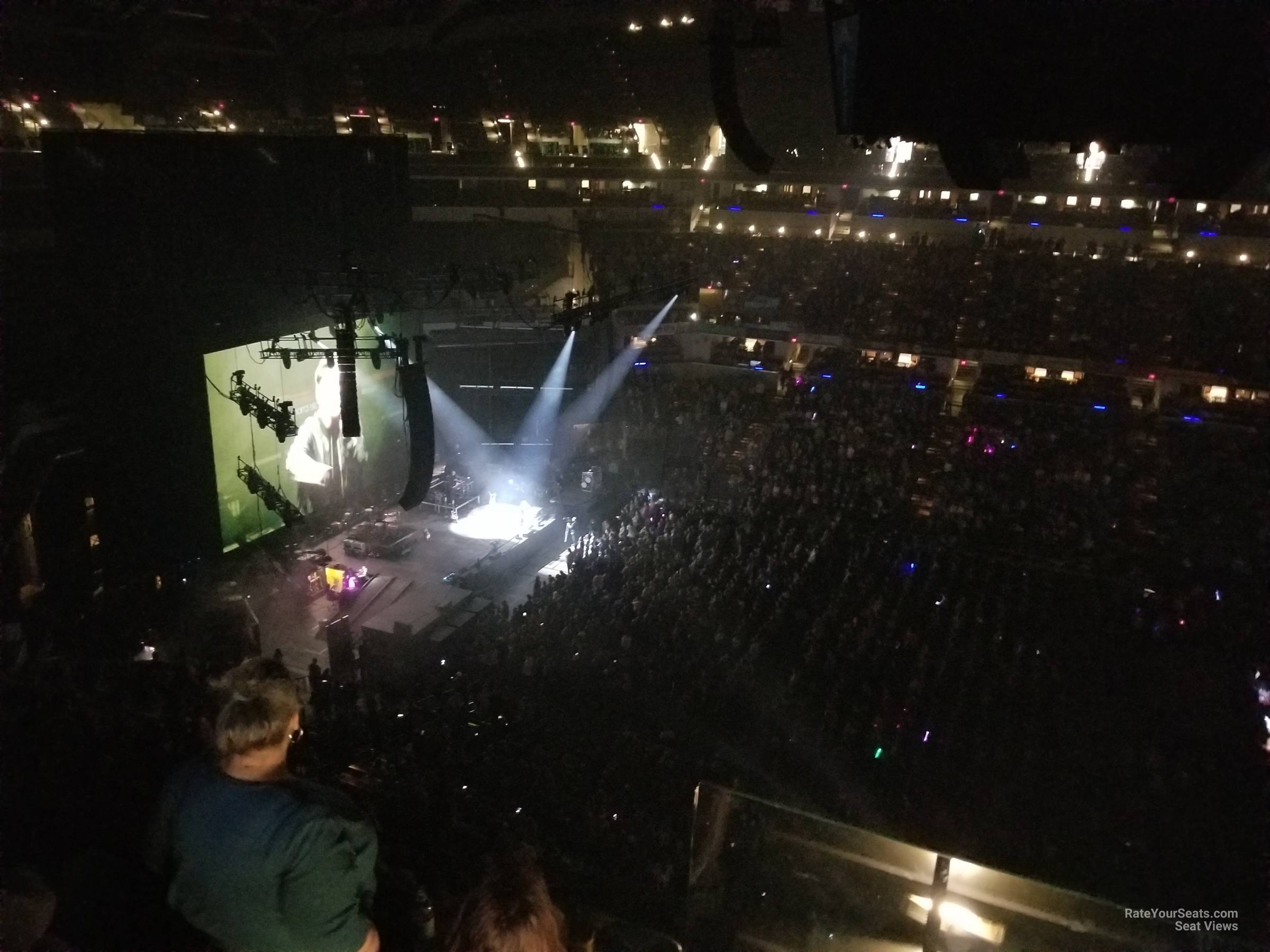 section 225, row 3 seat view  for concert - gainbridge fieldhouse