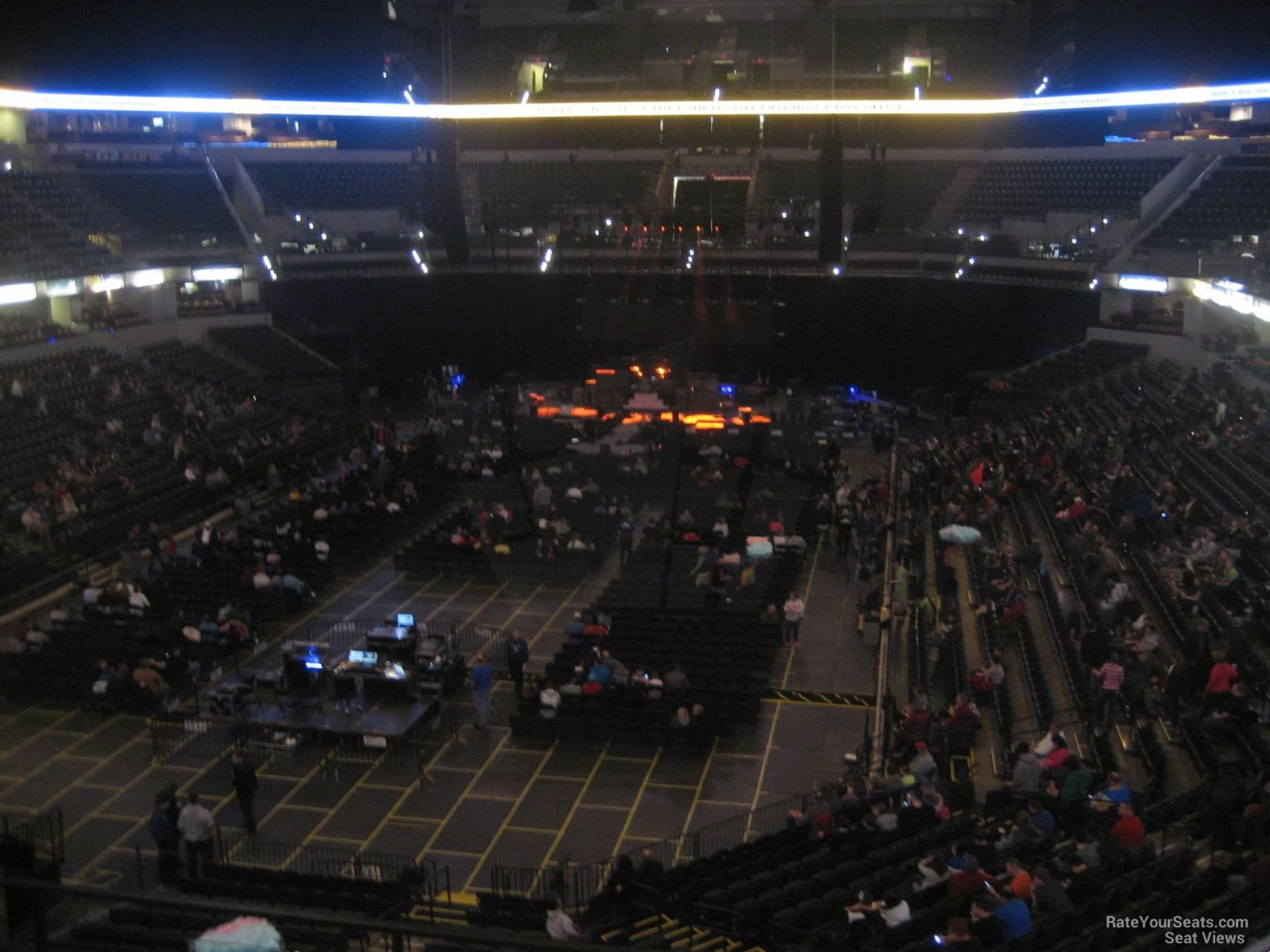 Bankers Life Fieldhouse Concert Seating Guide Rateyourseats Section 109 Offers A Comfortable Head On View For End Stage Shows