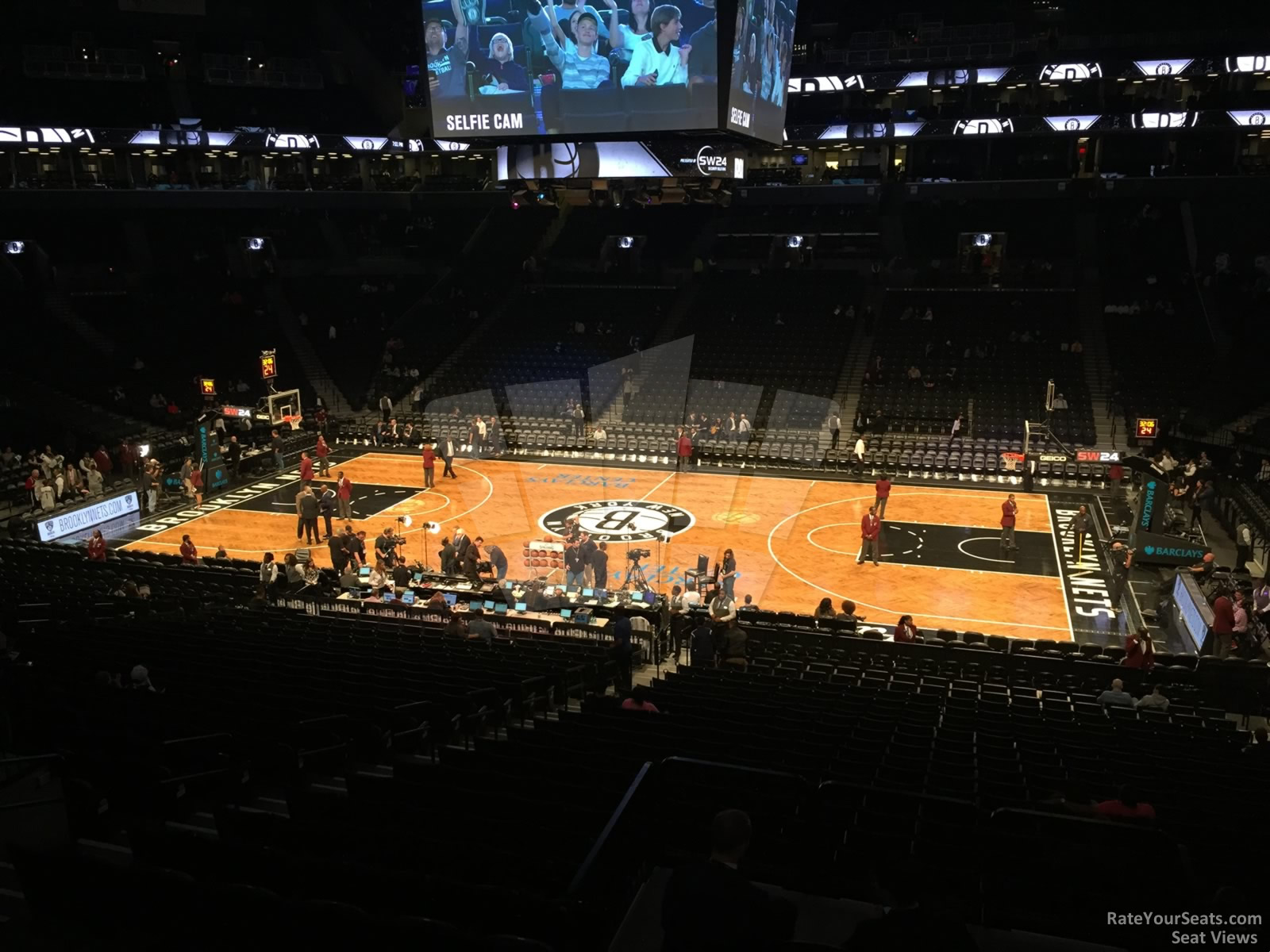 Section 107 at Barclays Center Brooklyn Nets