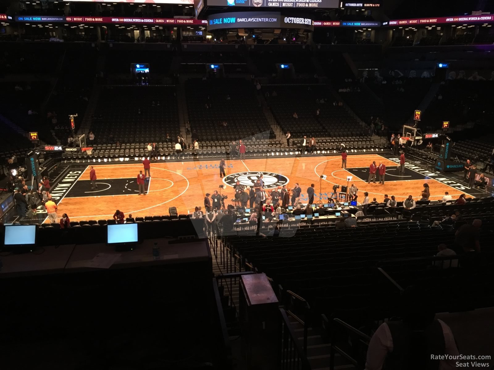 Section 109 at Barclays Center Brooklyn Nets