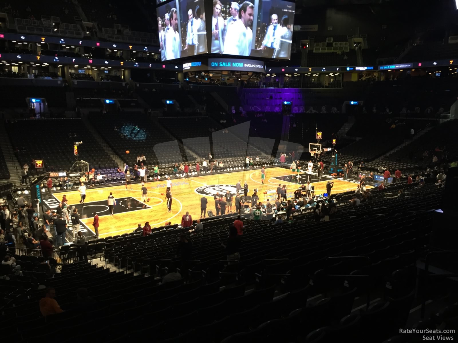Section 110 at Barclays Center Brooklyn Nets