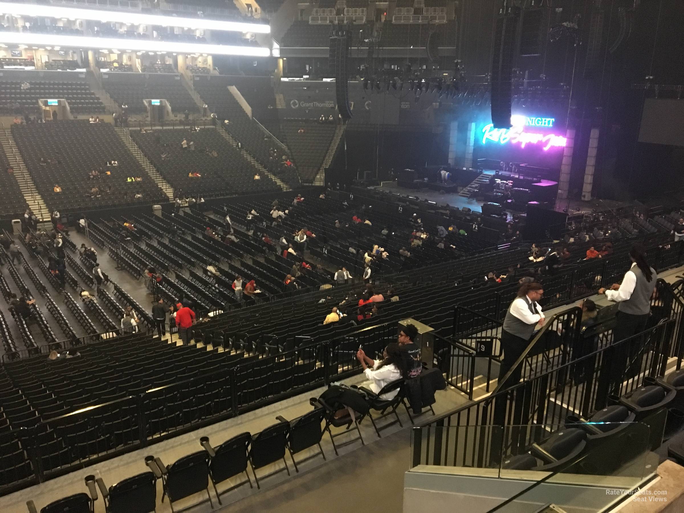 section 109, row 6 seat view  for concert - barclays center