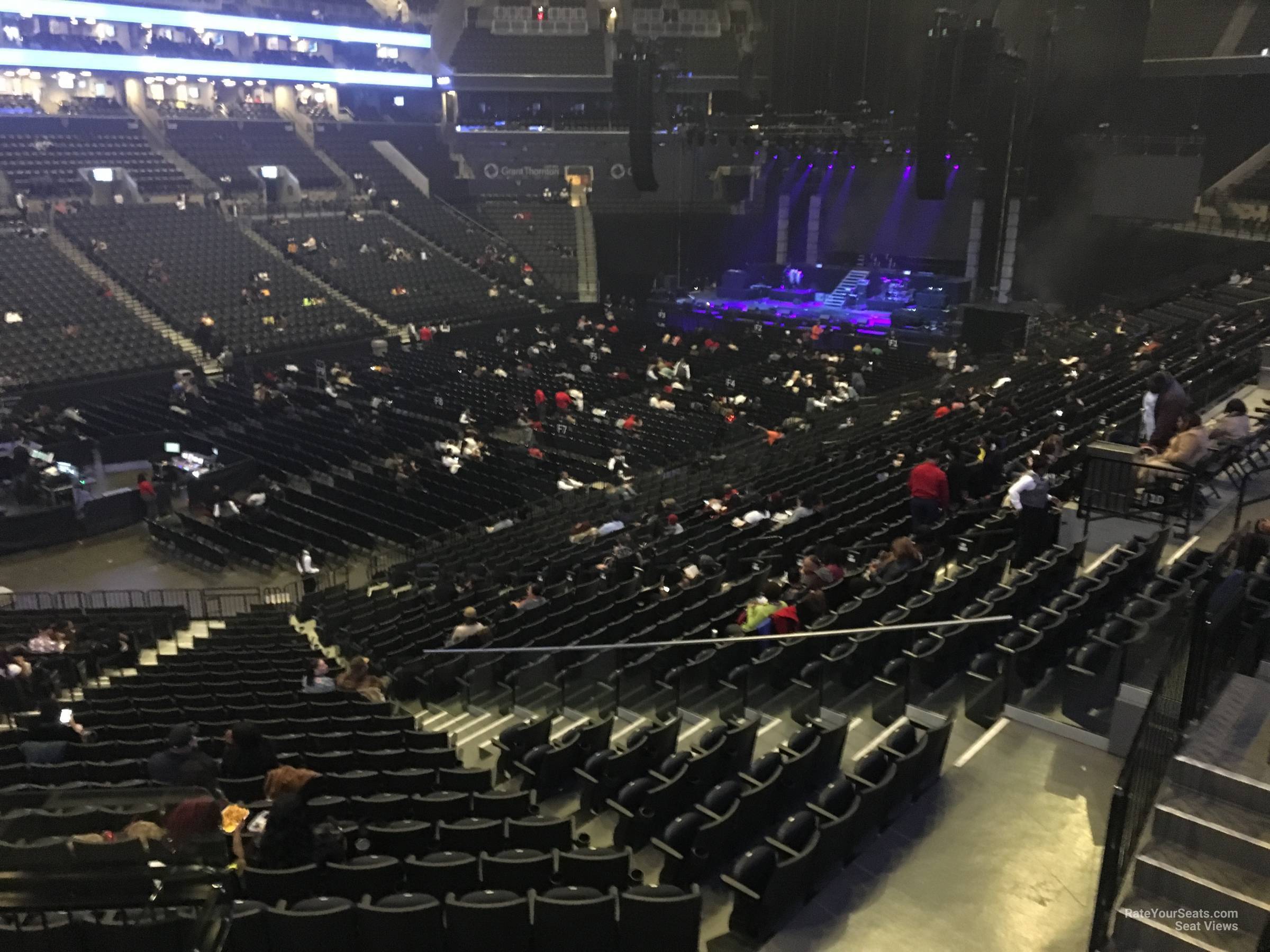 section 111, row 6 seat view  for concert - barclays center