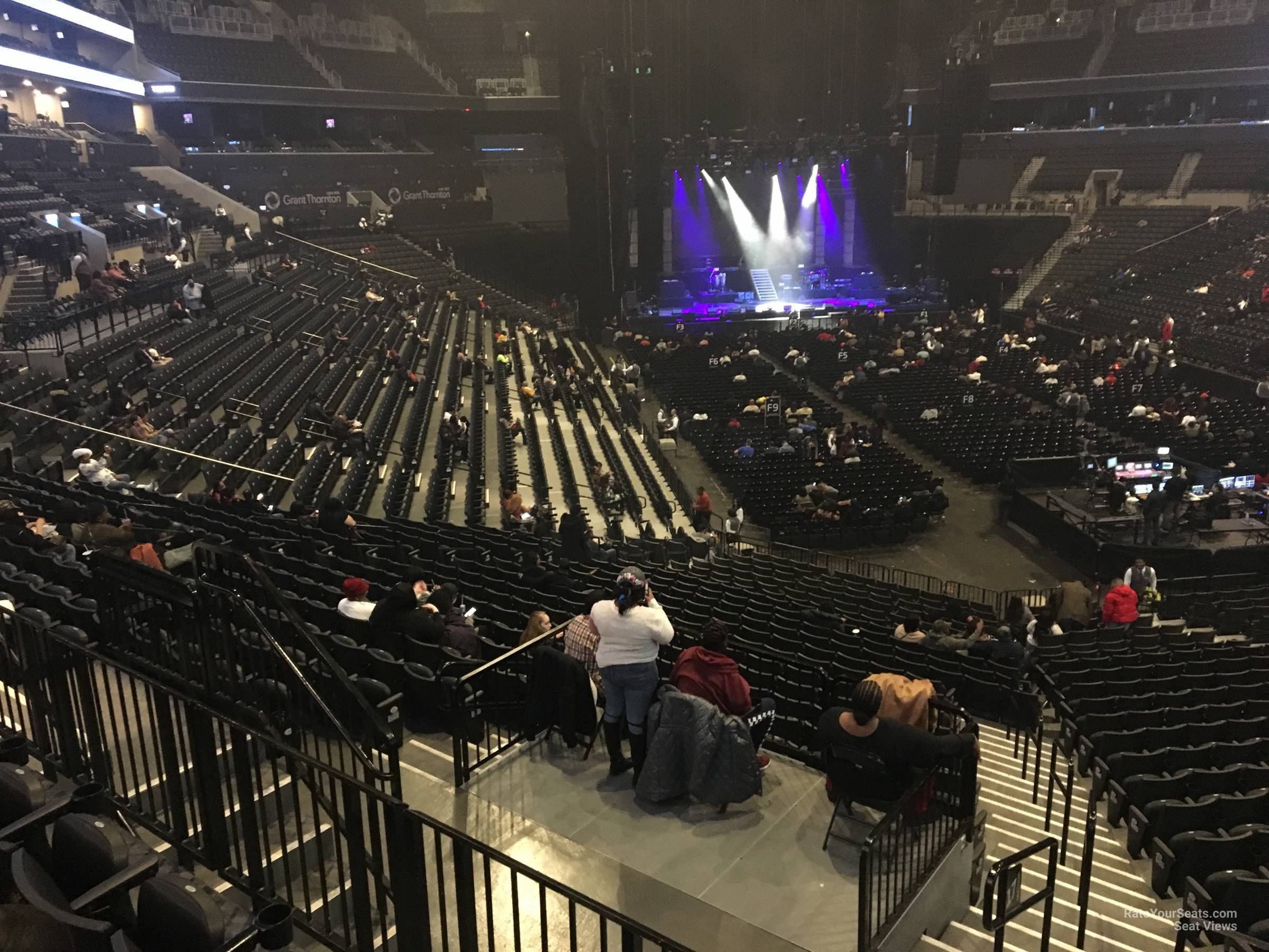 section 118, row 6 seat view  for concert - barclays center