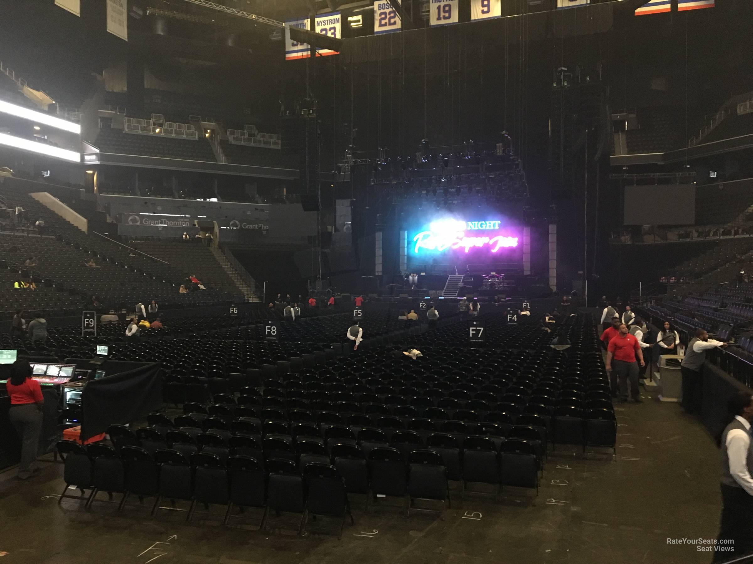 section 12, row 3 seat view for concert - barclays center