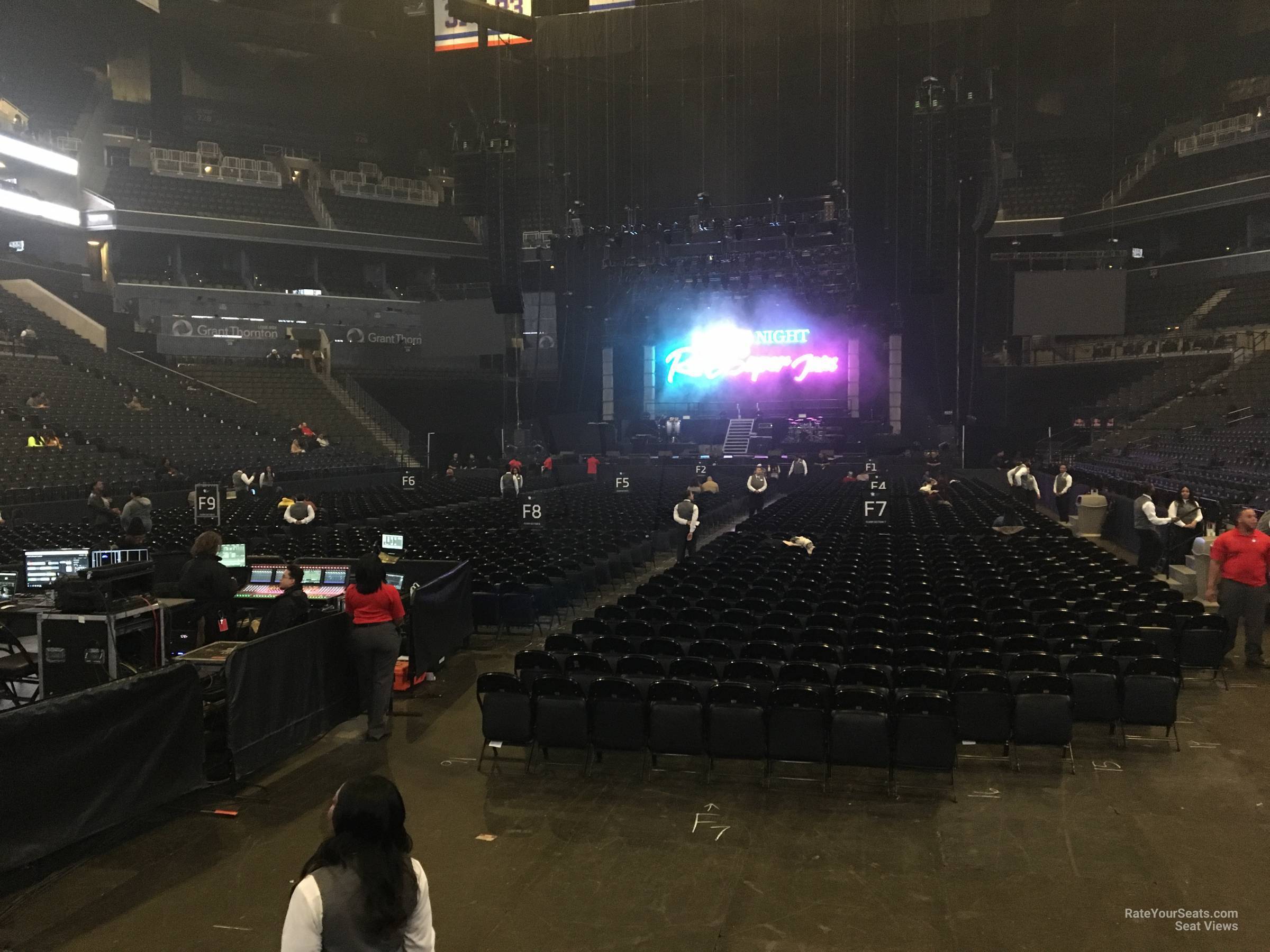 section 13, row 3 seat view  for concert - barclays center