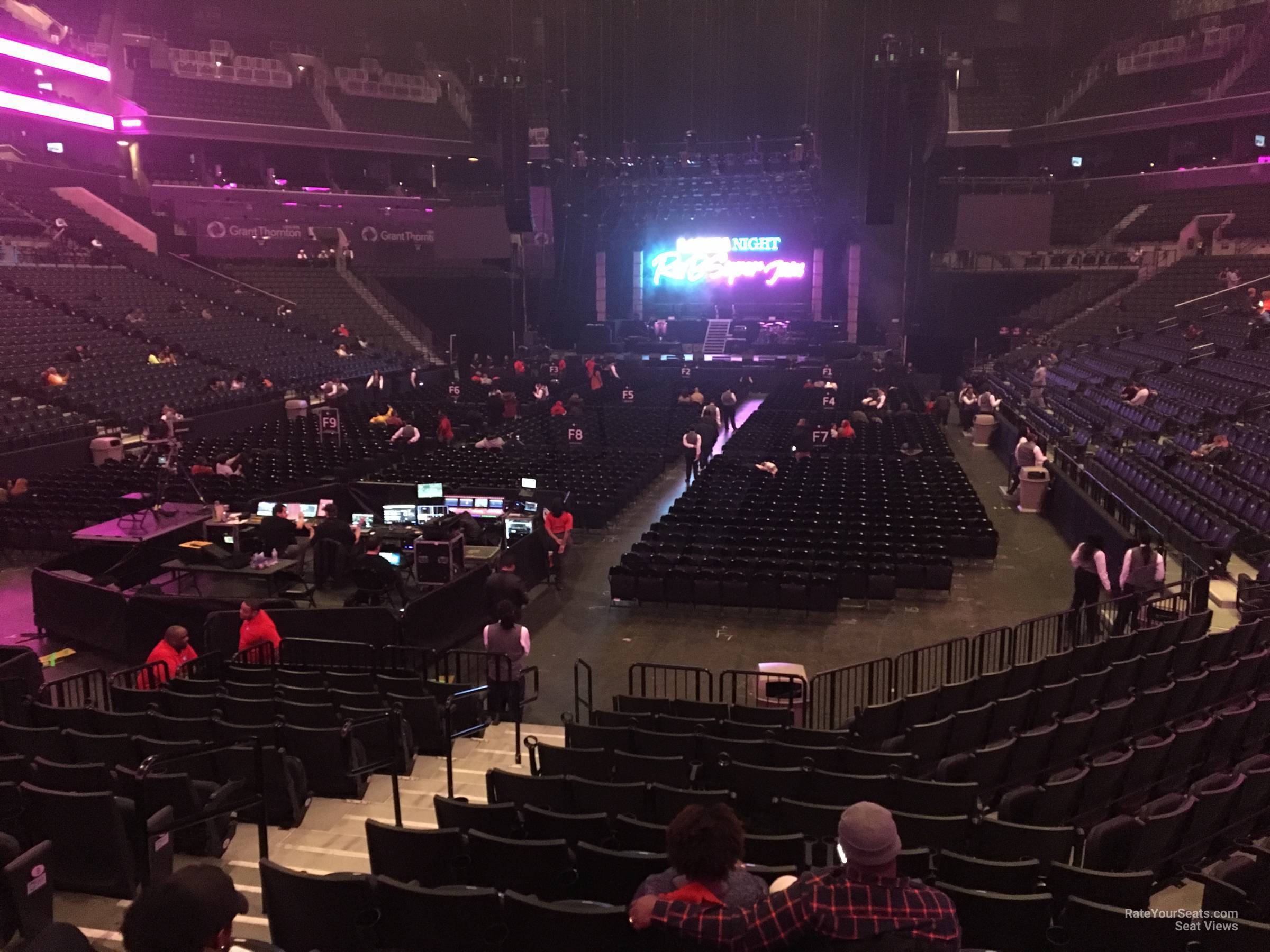 section 15, row 10 seat view  for concert - barclays center