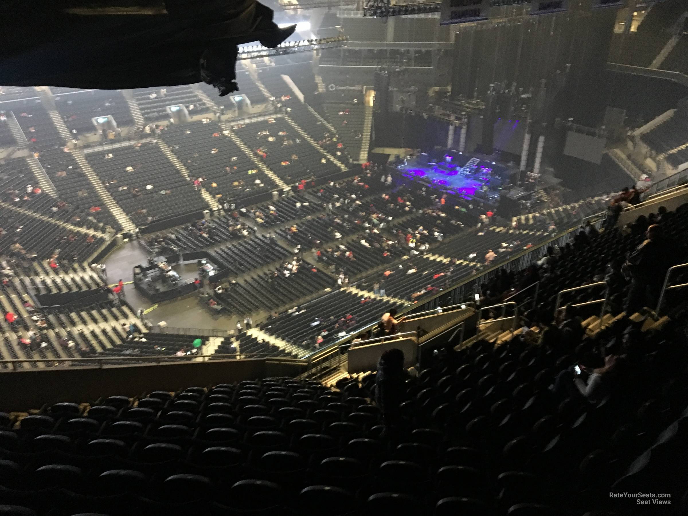 section 211, row 22 seat view for concert - barclays center