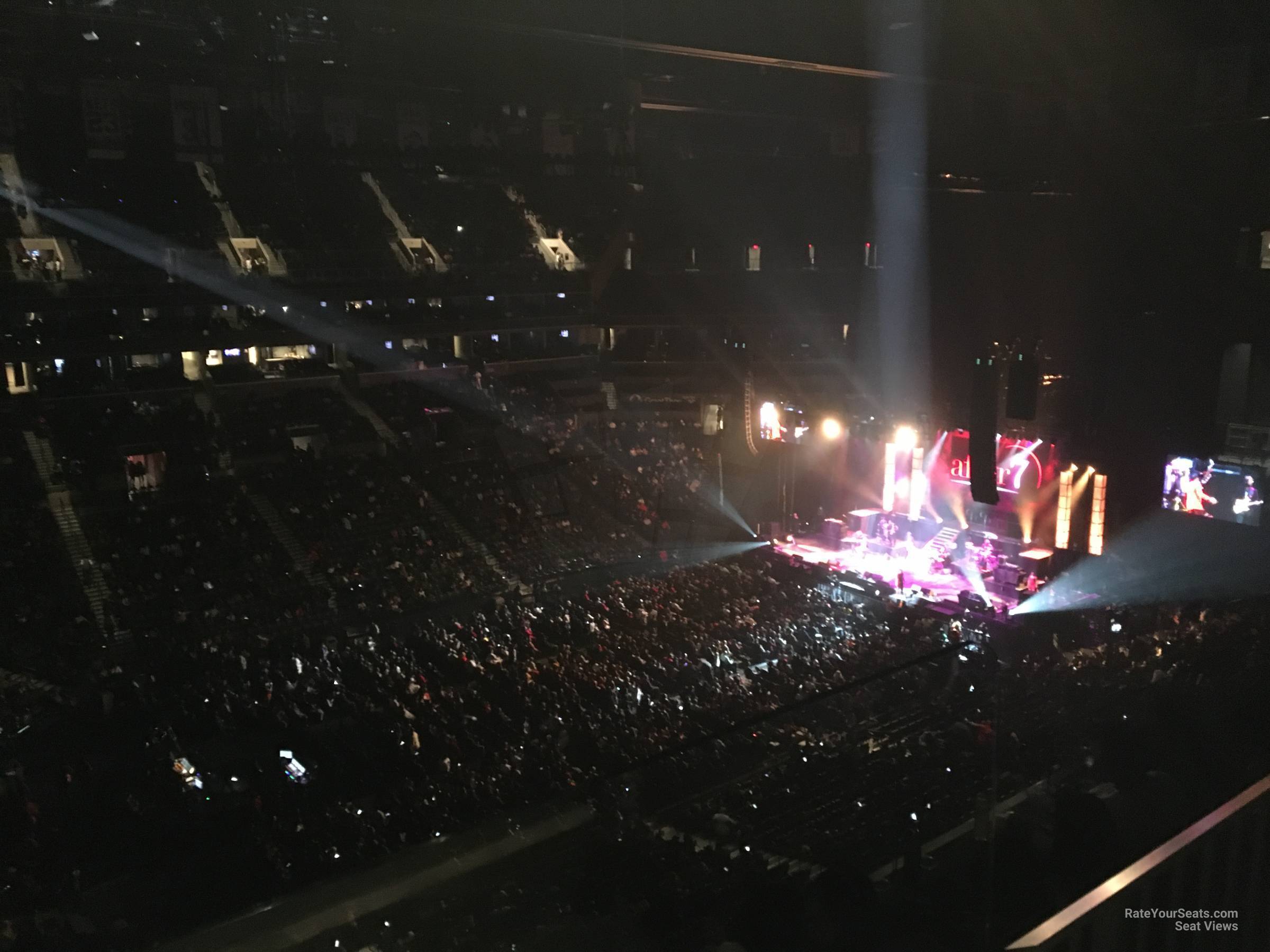 section 211, row 4 seat view  for concert - barclays center
