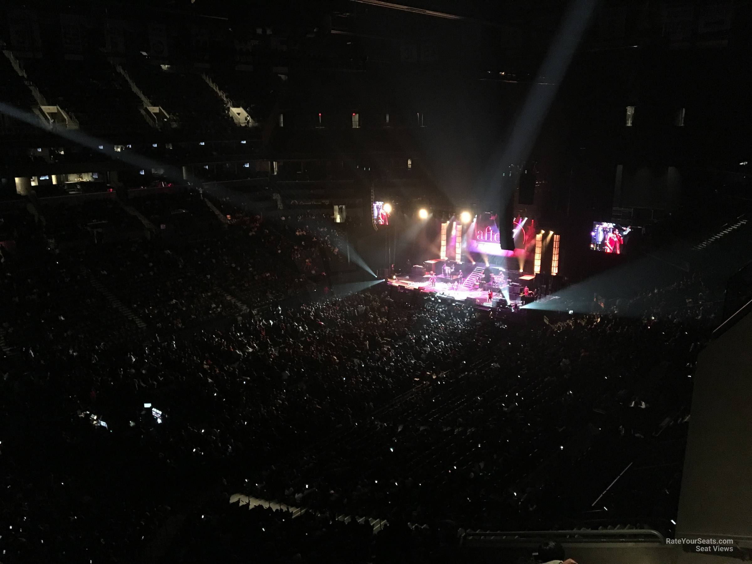 section 212, row 8 seat view  for concert - barclays center