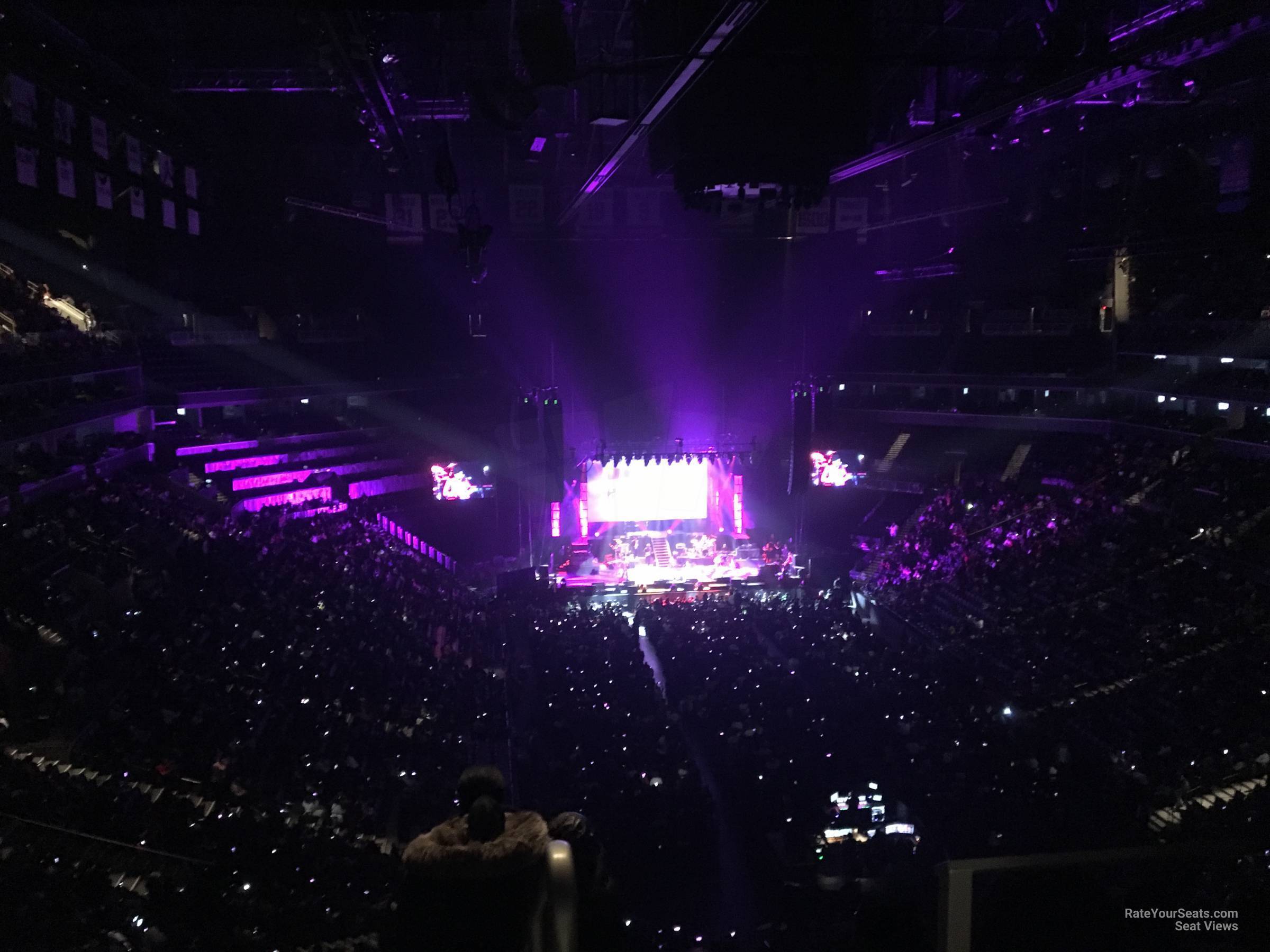 section 218, row 8 seat view  for concert - barclays center